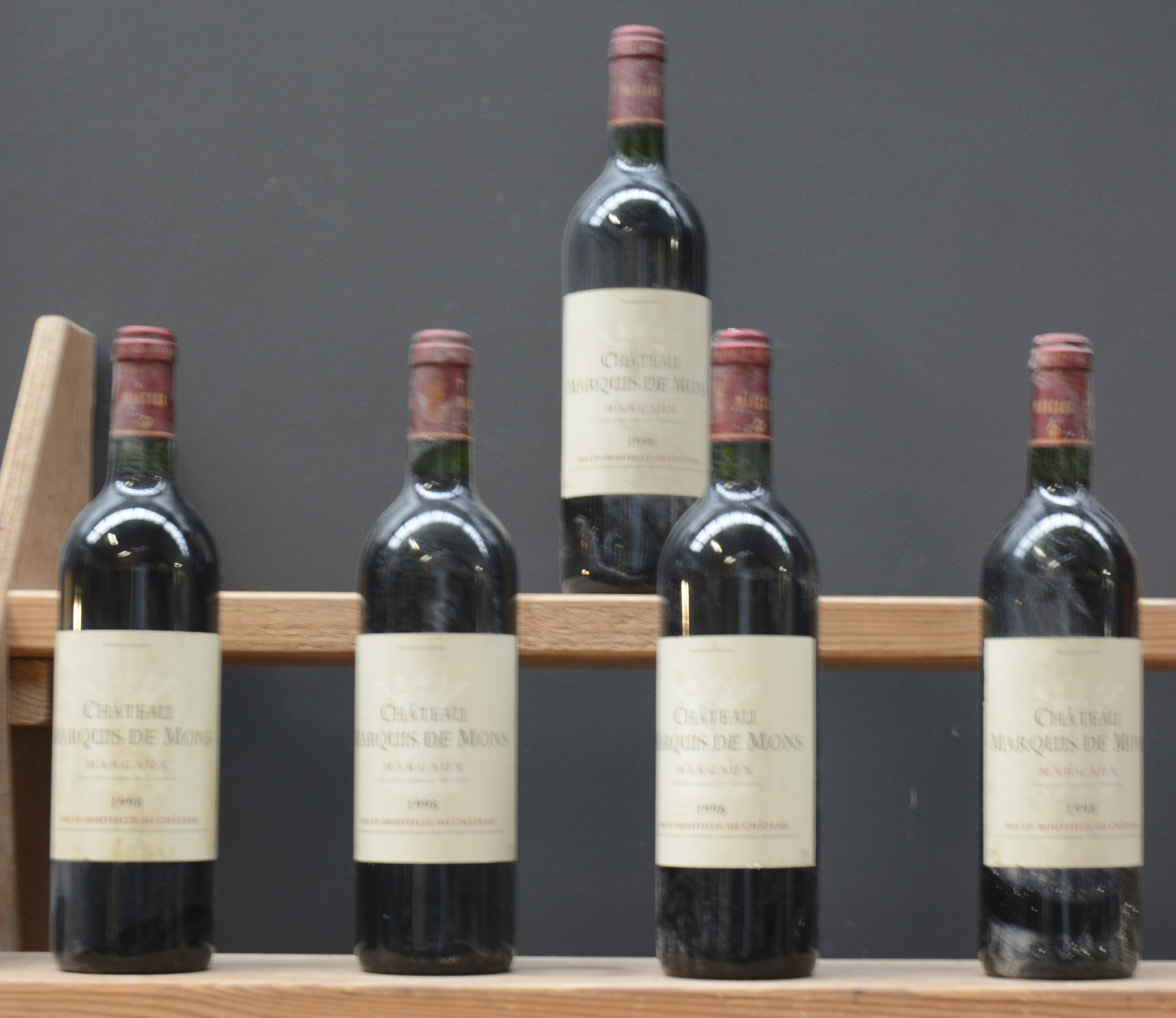 Ch. Marquis de Mons A.C. Margaux M.C Ch. Marquis de Mons A.C. Margaux M.C. 1998 aantal: 5 bt