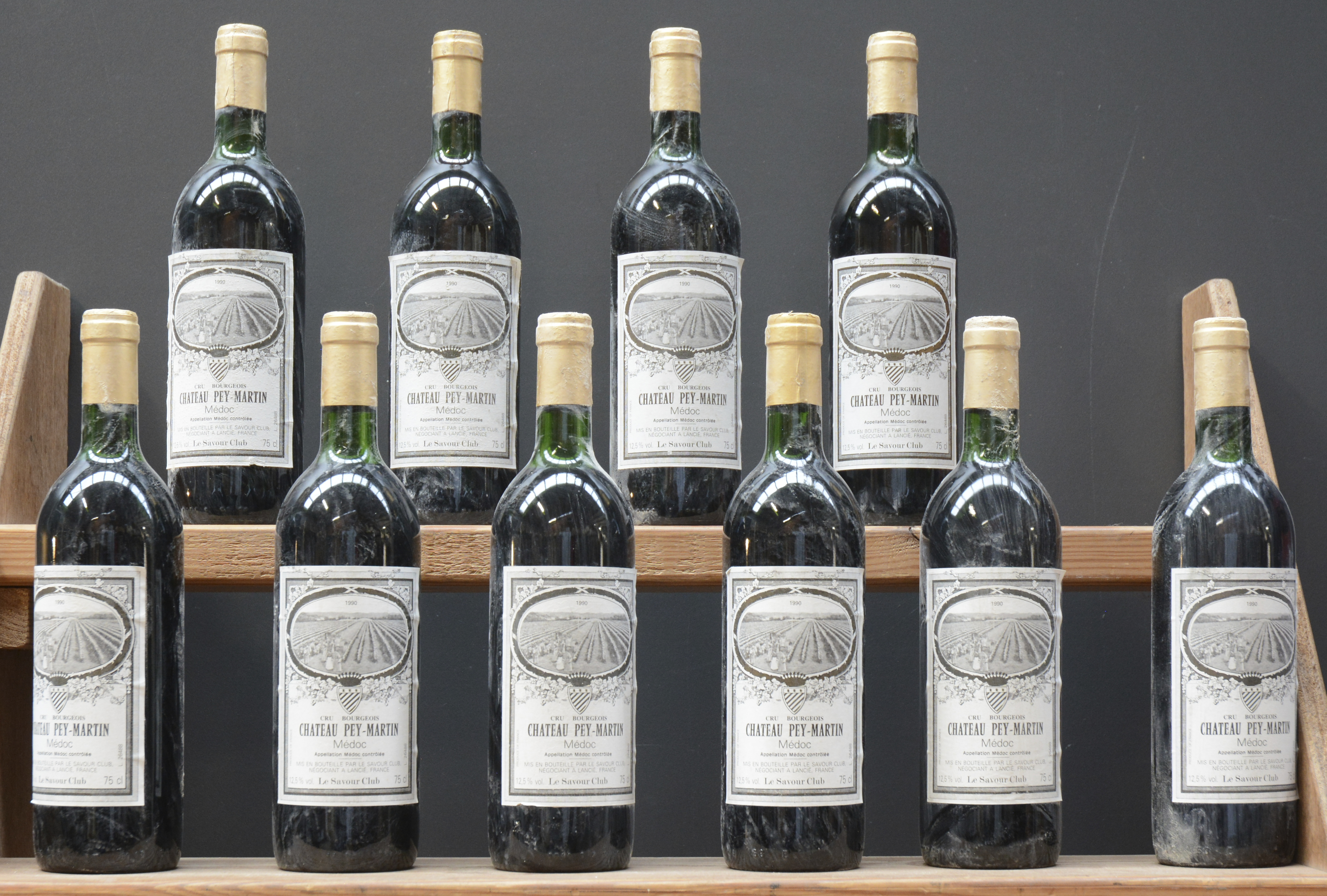 Ch. Pey-Martin A.C. Médoc Le Savour Club M.O Ch. Pey-Martin A.C. Médoc Le Savour Club M.O. 1990 aantal: 10 bt