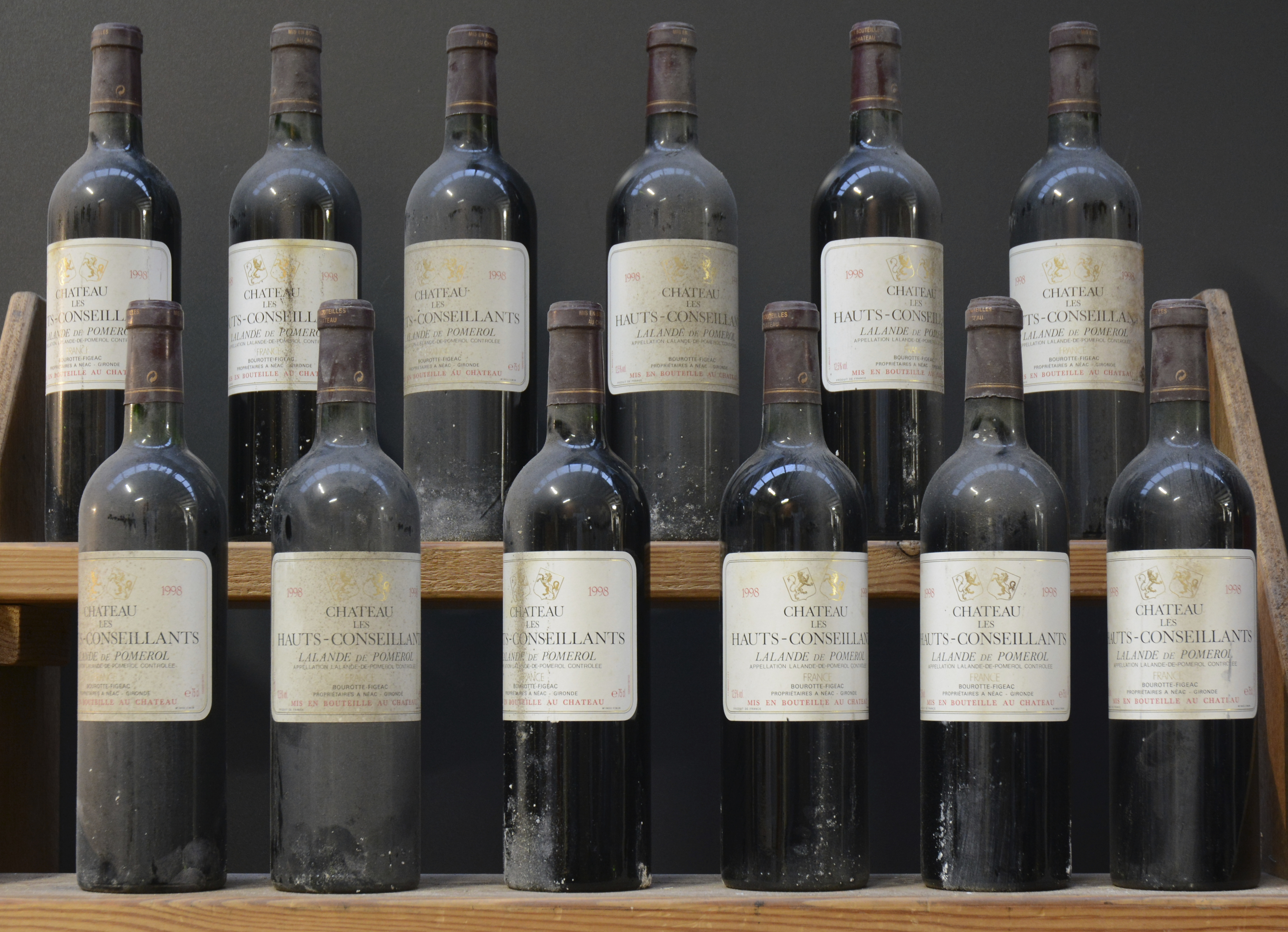 Ch. Les Hauts-Conseillants A.C. Lalande-de-Pomerol M.C Ch. Les Hauts-Conseillants A.C. Lalande-de-Pomerol M.C. 1998 aantal: 12 bt