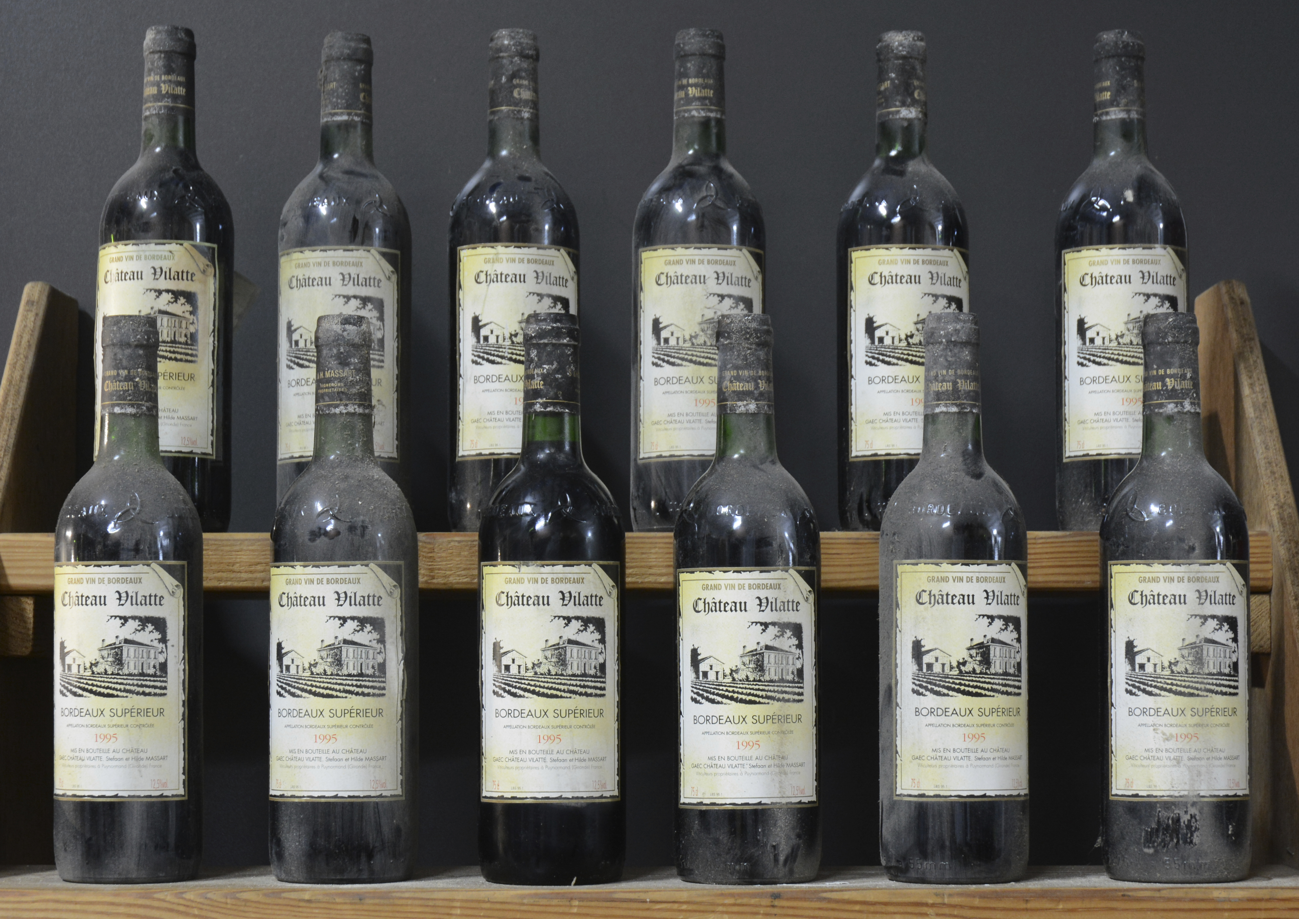 Ch. Vilatte A.C. Bordeaux Supérieur M.C Ch. Vilatte A.C. Bordeaux Supérieur M.C. 1995 aantal: 12 bt