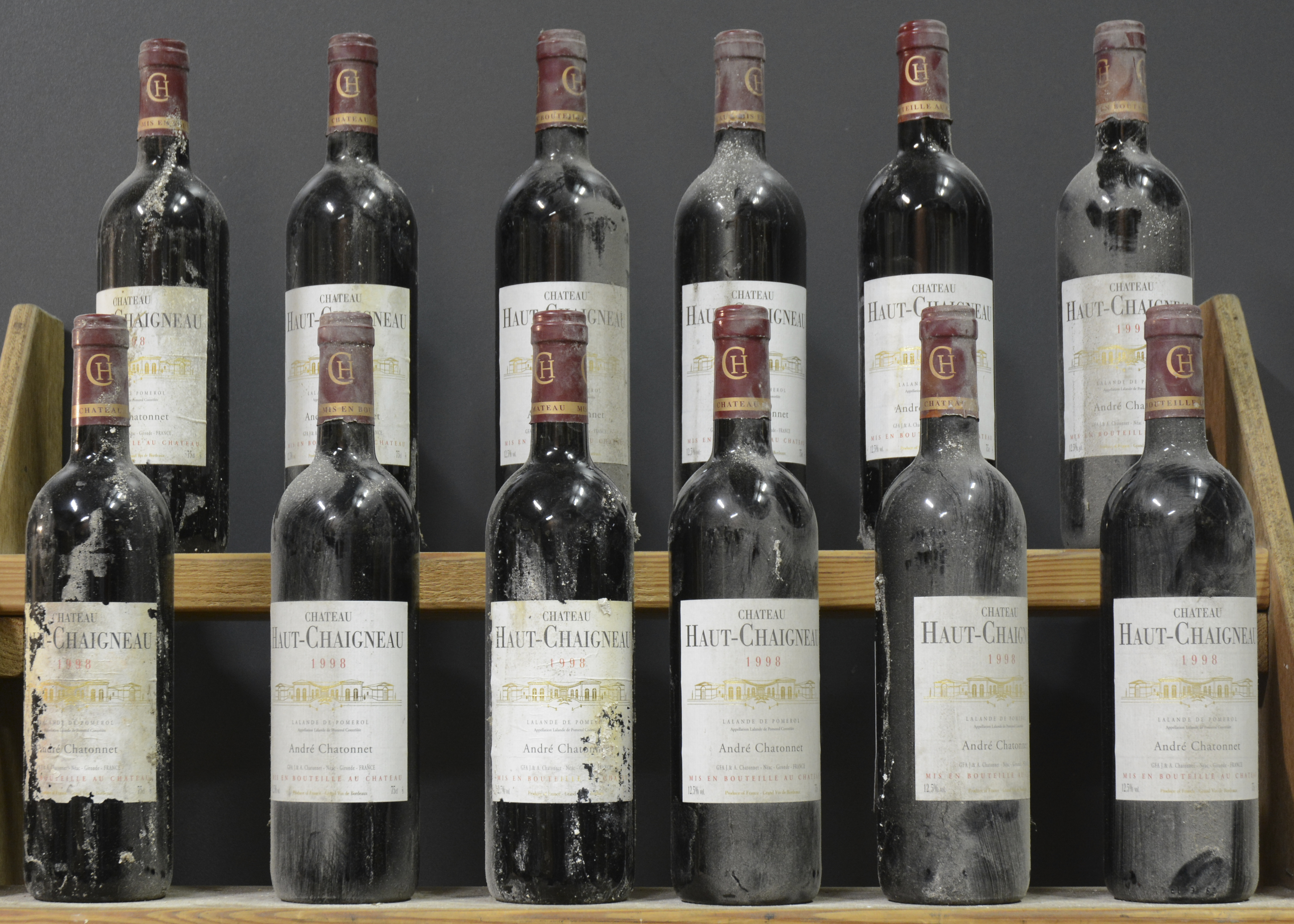 Ch. Haut-Chaigneau A.C. Lalande-de-Pomerol M.C Ch. Haut-Chaigneau A.C. Lalande-de-Pomerol M.C. 1998 aantal: 12 bt