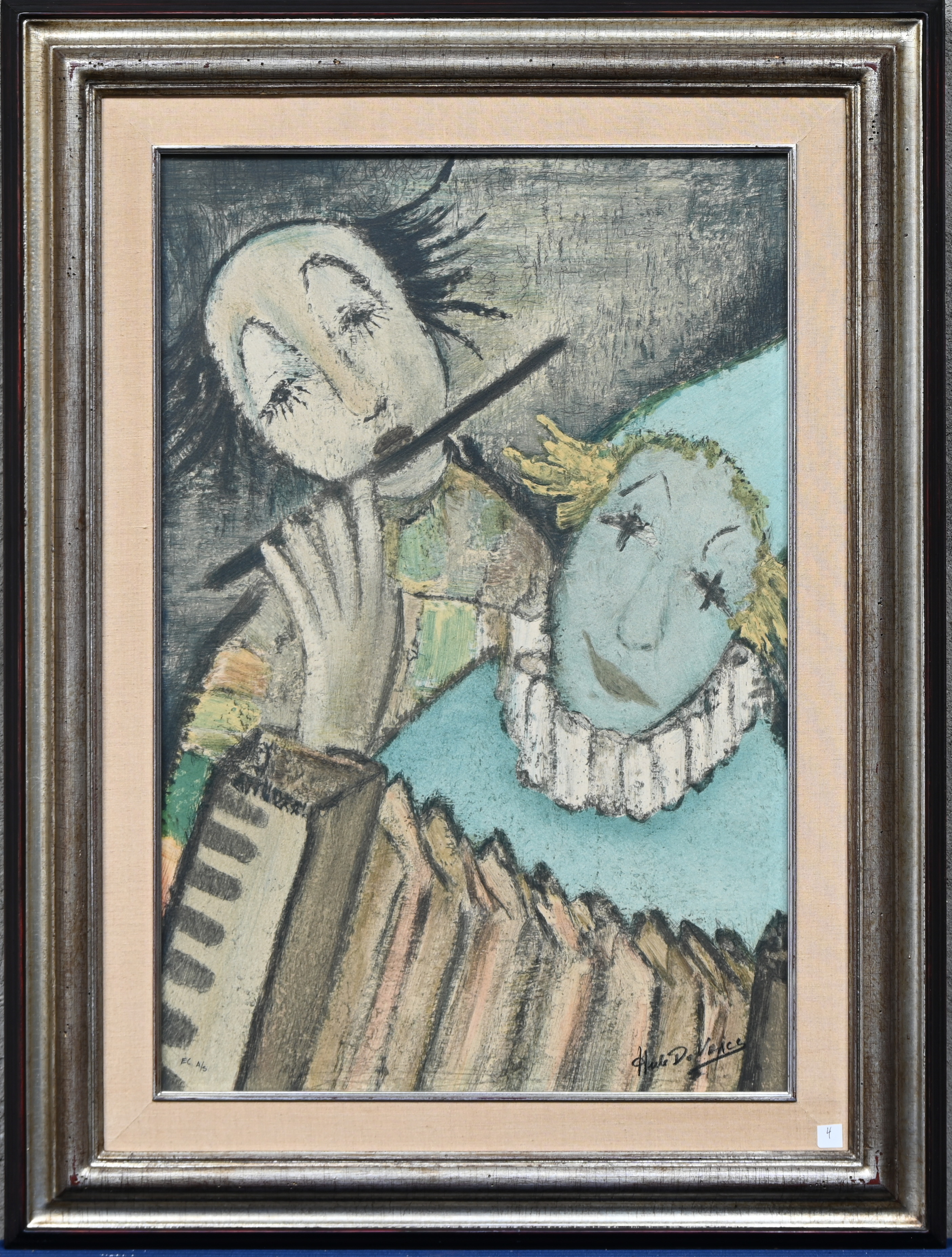 ‘Clowns’, een seriegrafie naar het werk van Hubert de Vries ‘Clowns’, een seriegrafie naar het werk van Hubert de Vries.