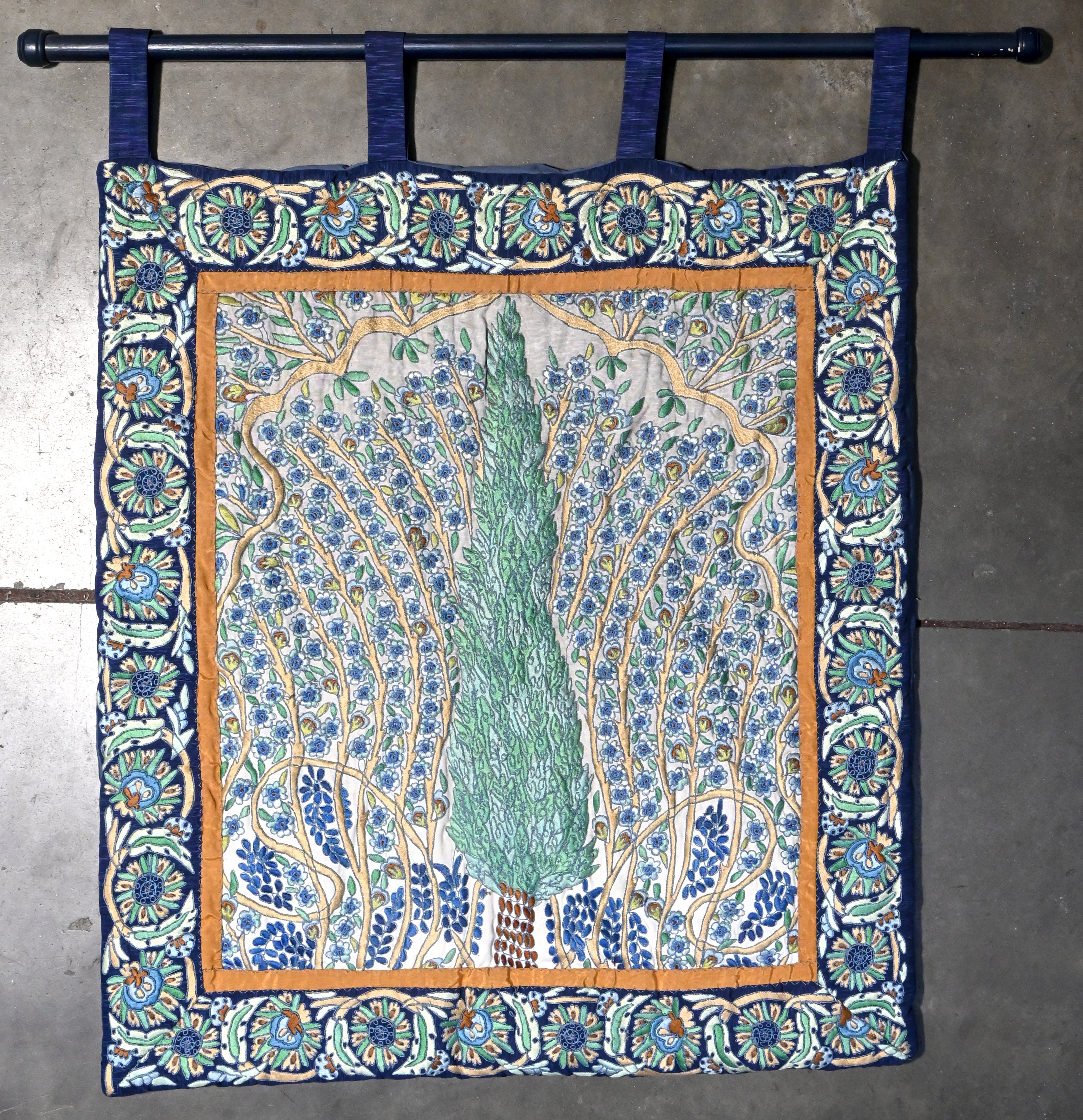 Een oosters wandtapijtje Een oosters wandtapijtje.