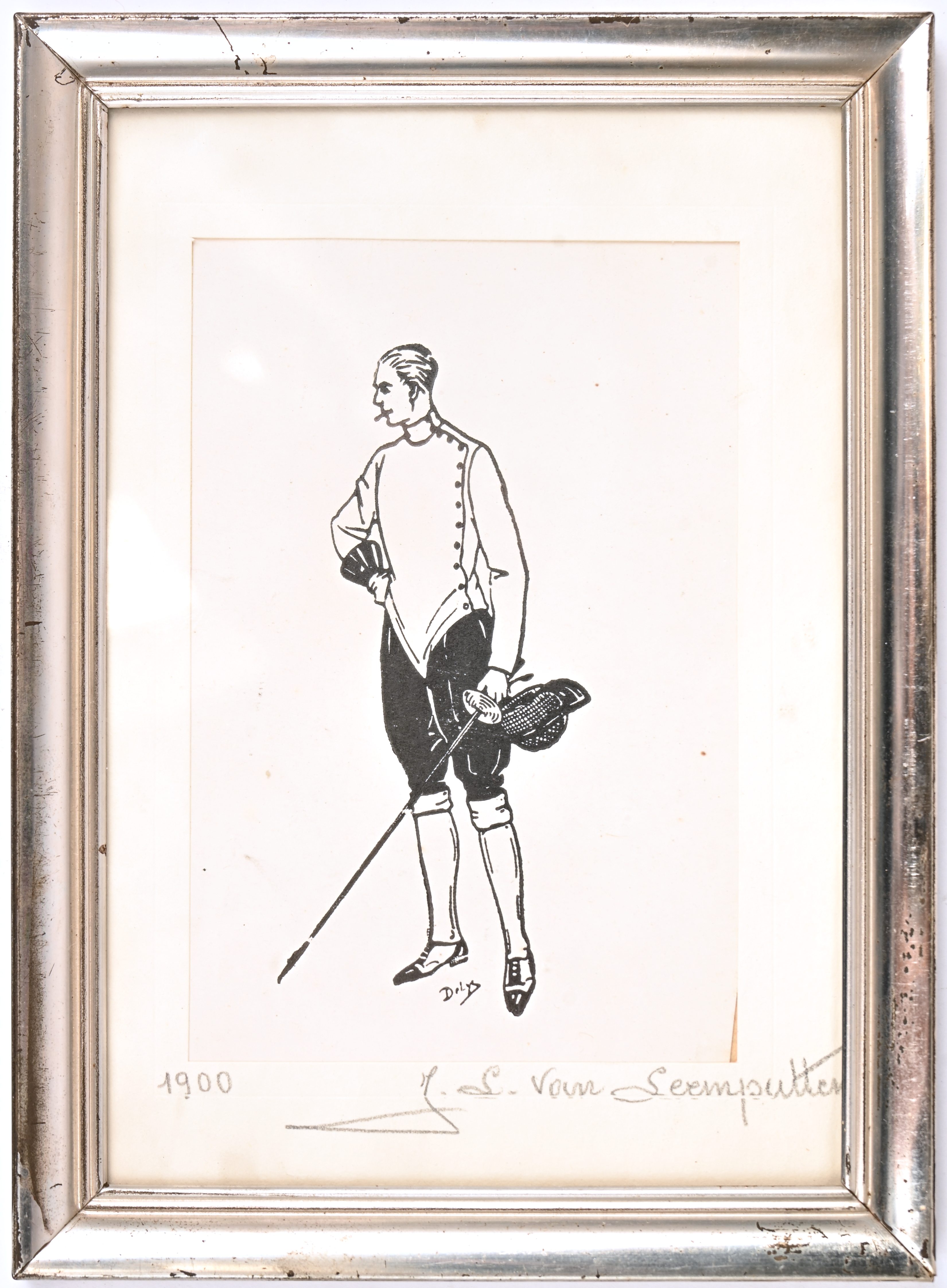 ‘Schermer’, een monochrome hoogdruk. Getekend op de passe partout ‘ J. L. Van Leemputten, 1900’ ‘Schermer’, een monochrome hoogdruk. Getekend op de passe partout ‘ J. L. Van Leemputten, 1900’.