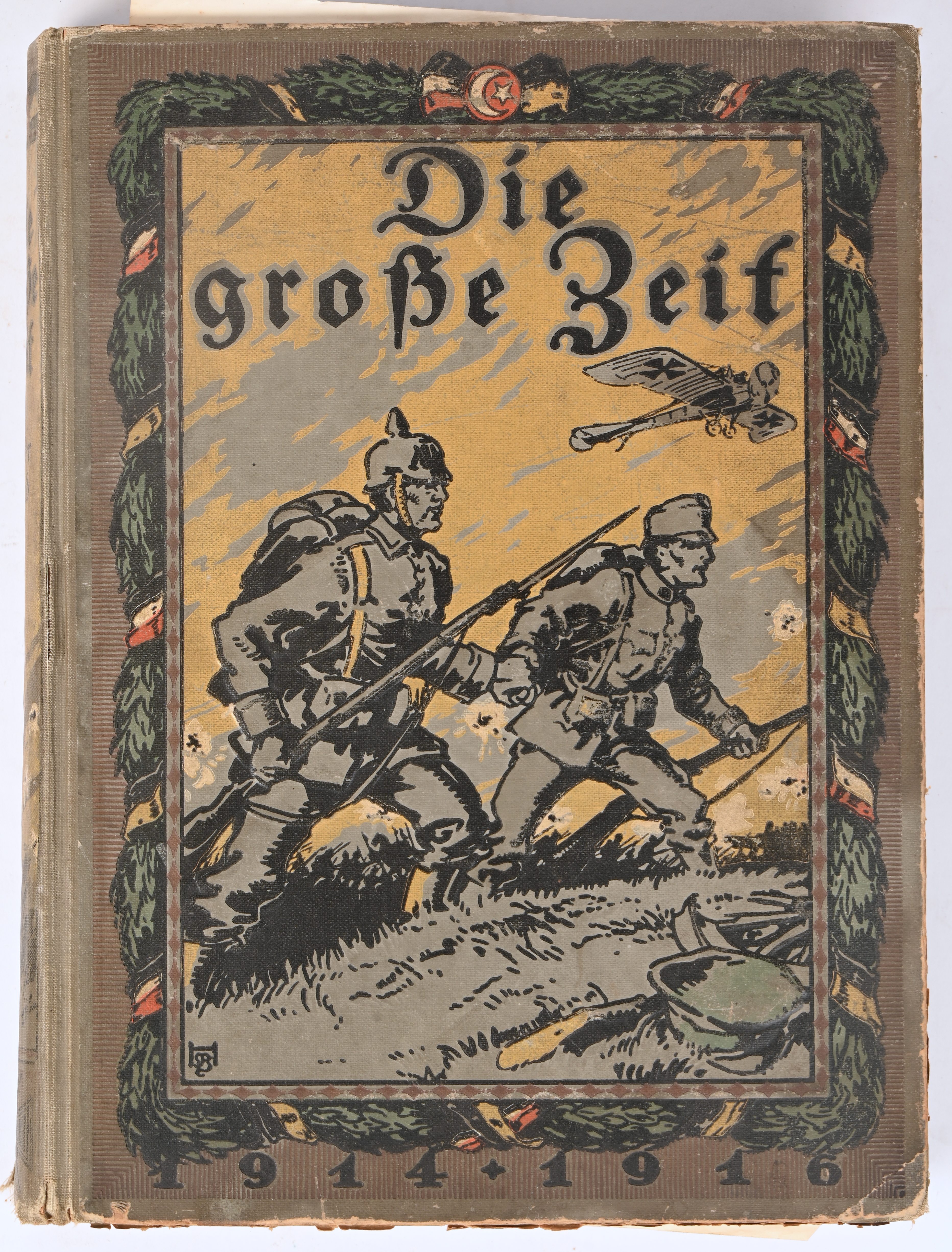 “Die große Zeit. Illustrierte Kriegsgeschichte. Band 1”. Ullstein, Berlijn, 1915, hardcover. In gelezen staat “Die große Zeit. Illustrierte Kriegsgeschichte. Band 1”. Ullstein, Berlijn, 1915, hardcover. In gelezen staat.
