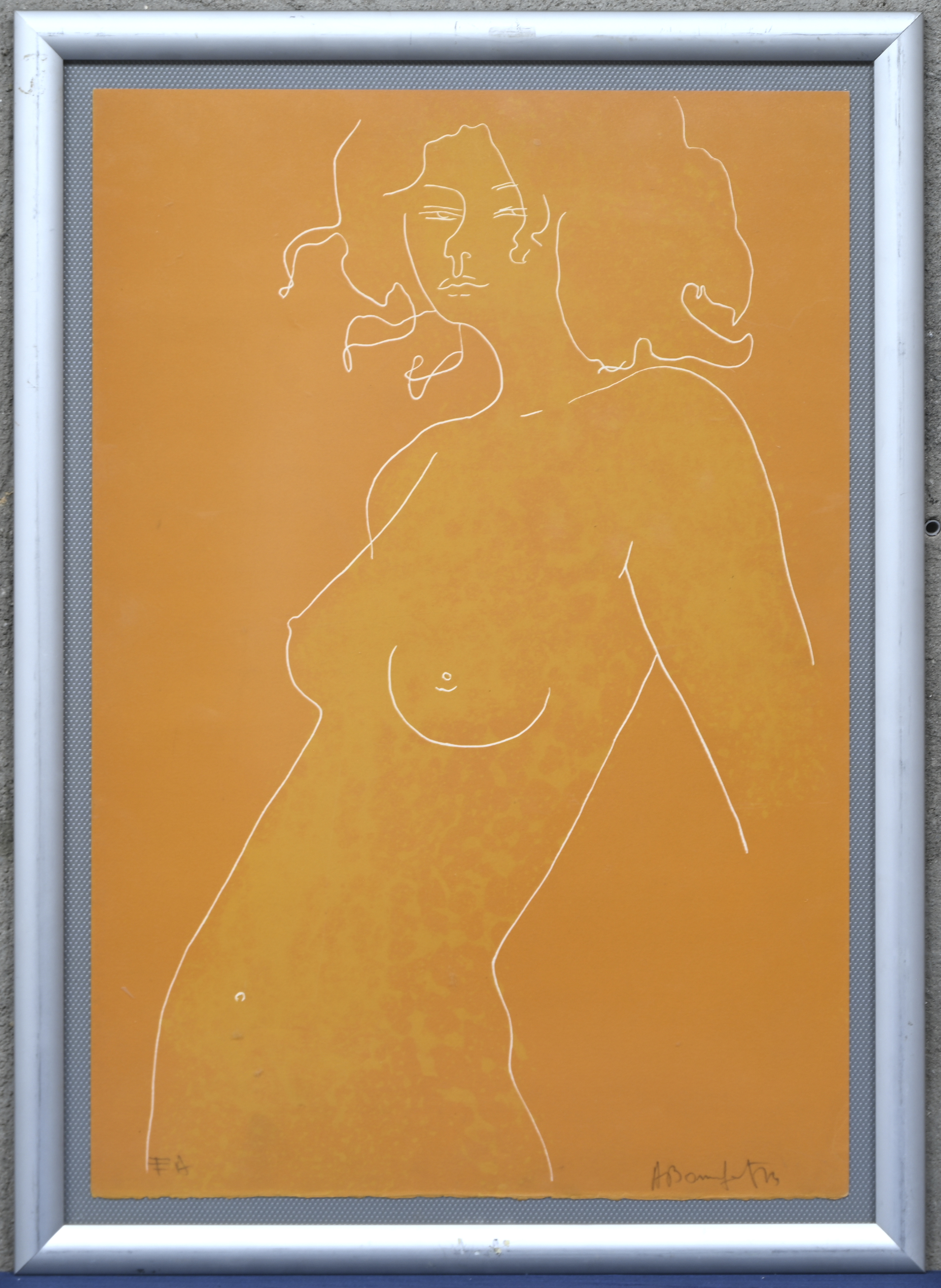 ‘Lolita’, een monochrome hoogdruk. Getekend A. Bonnefoit, E.A ‘Lolita’, een monochrome hoogdruk. Getekend A. Bonnefoit, E.A.