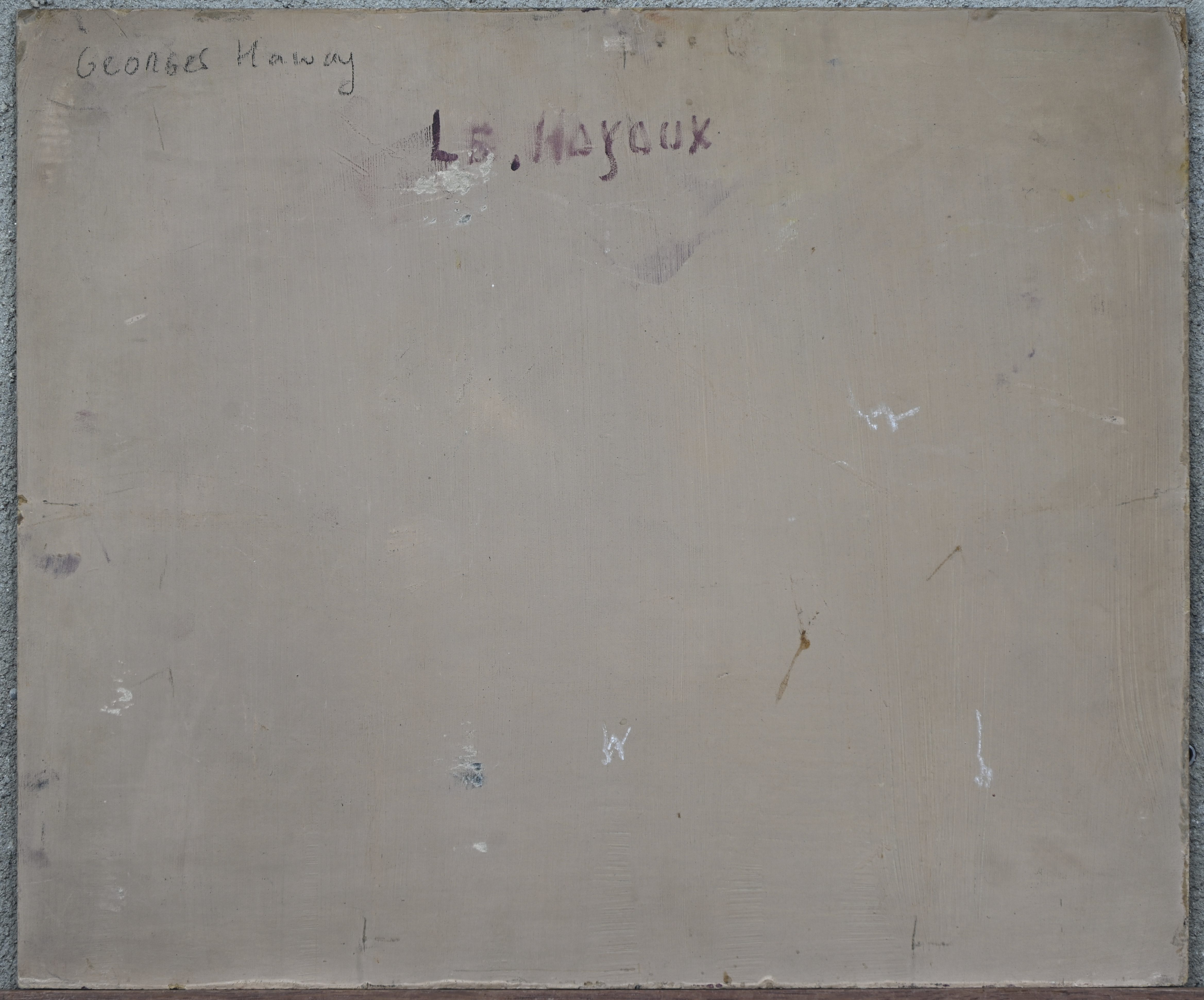 ‘Landschap met beek’, een impressionistische olieverfstudie op paneel. Getekend G. Haway ‘Landschap met beek’, een impressionistische olieverfstudie op paneel. Getekend G. Haway.