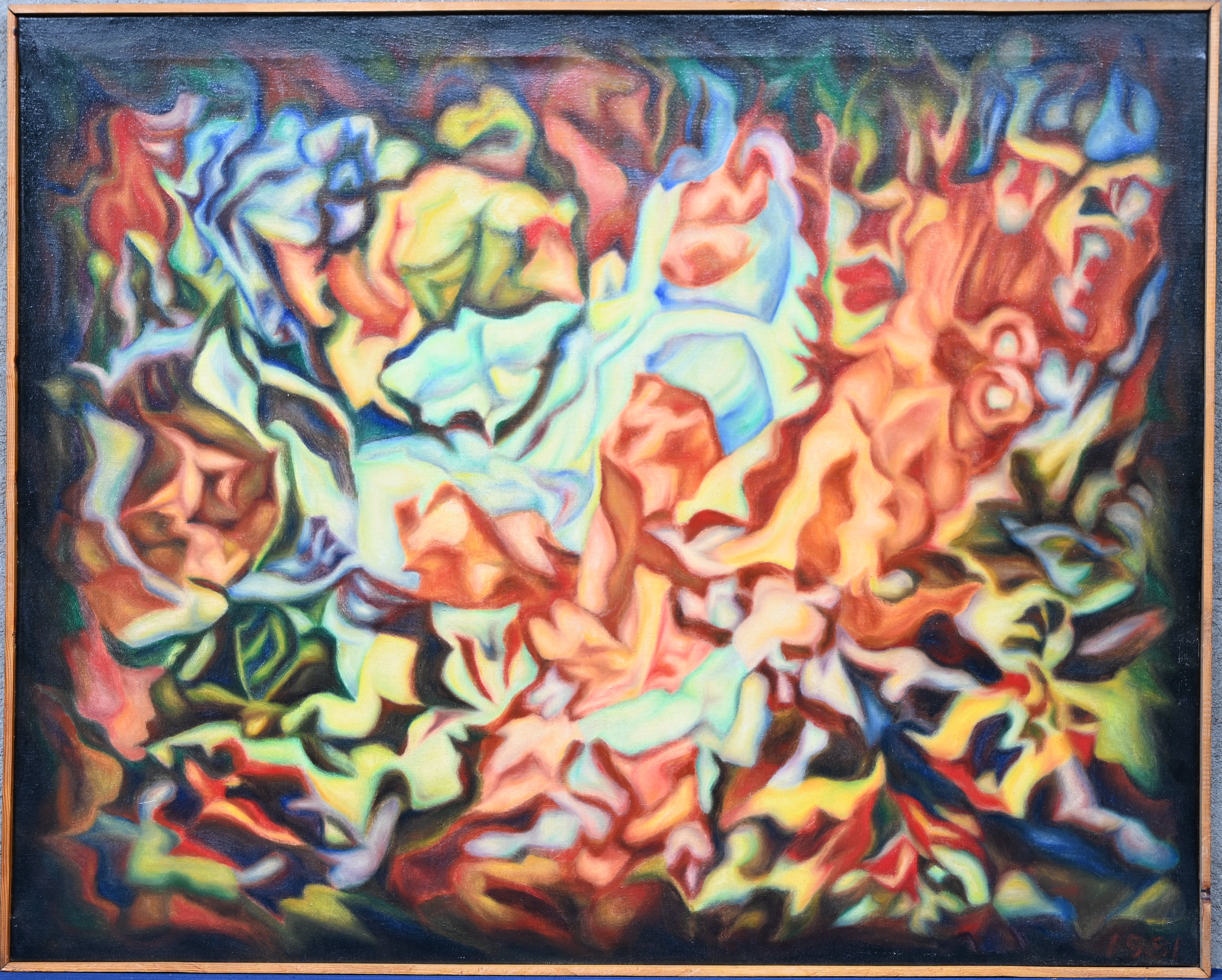 “Artistic excellence”. Olieverf op doek. Gedateerd 1981 “Artistic excellence”. Olieverf op doek. Gedateerd 1981.