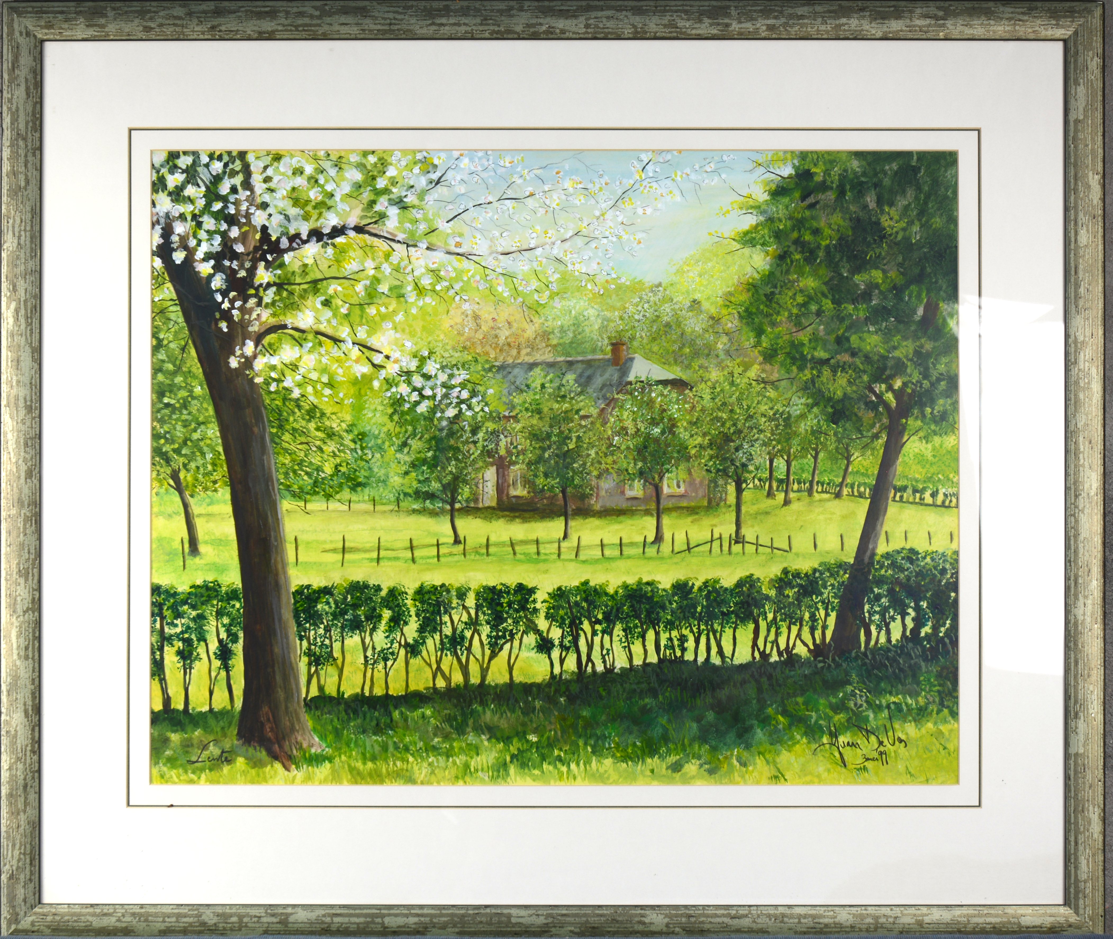 “Lente”. Litho. Gesigneerd en gedateerd 1999 “Lente”. Litho. Gesigneerd en gedateerd 1999.