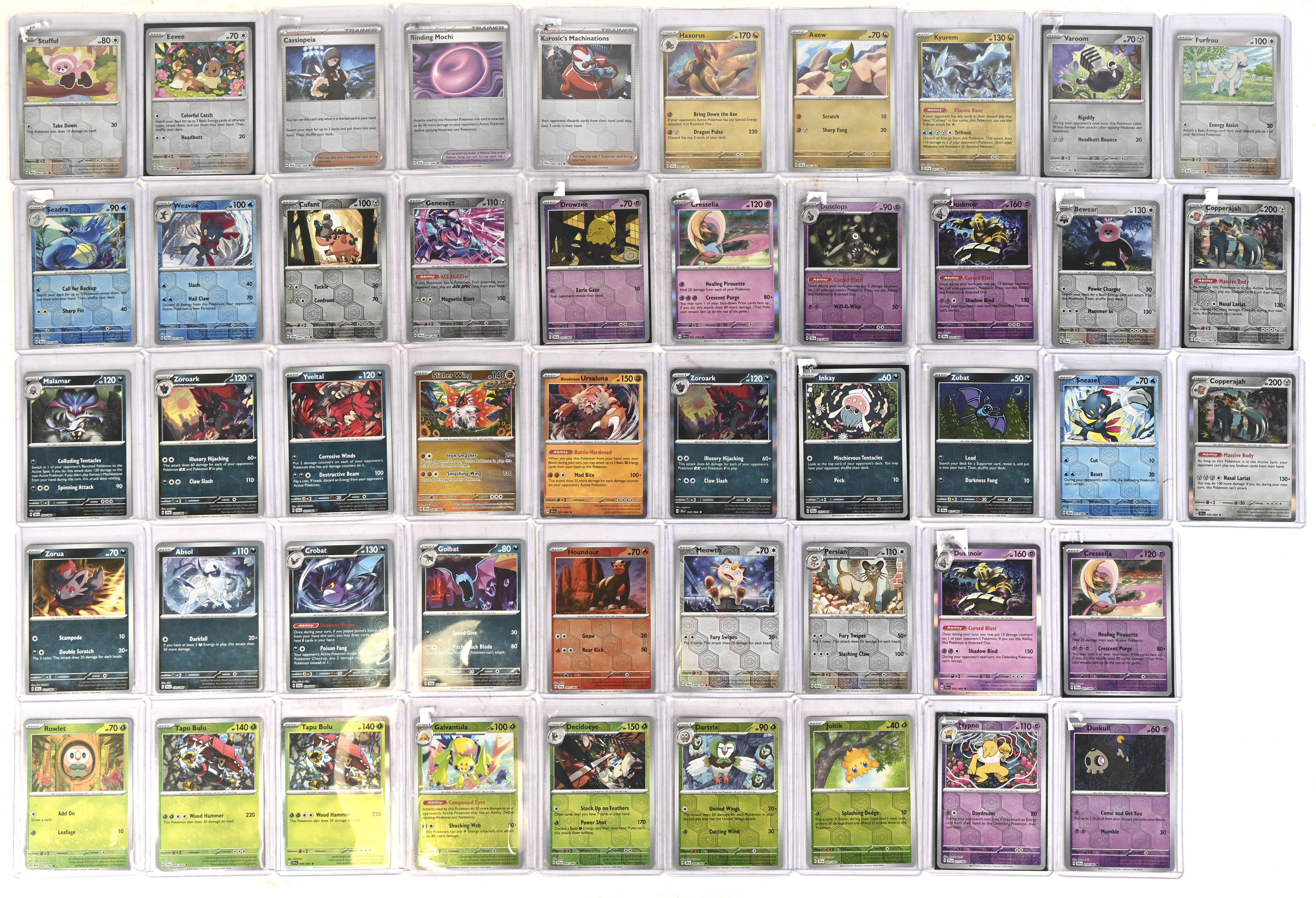 Een lot van 48 Pokémon kaarten: Set H SFA EN: Scarlet & Violet—Shrouded Fable 1 Een lot van 48 Pokémon kaarten: Set H SFA EN: Scarlet & Violet—Shrouded Fable