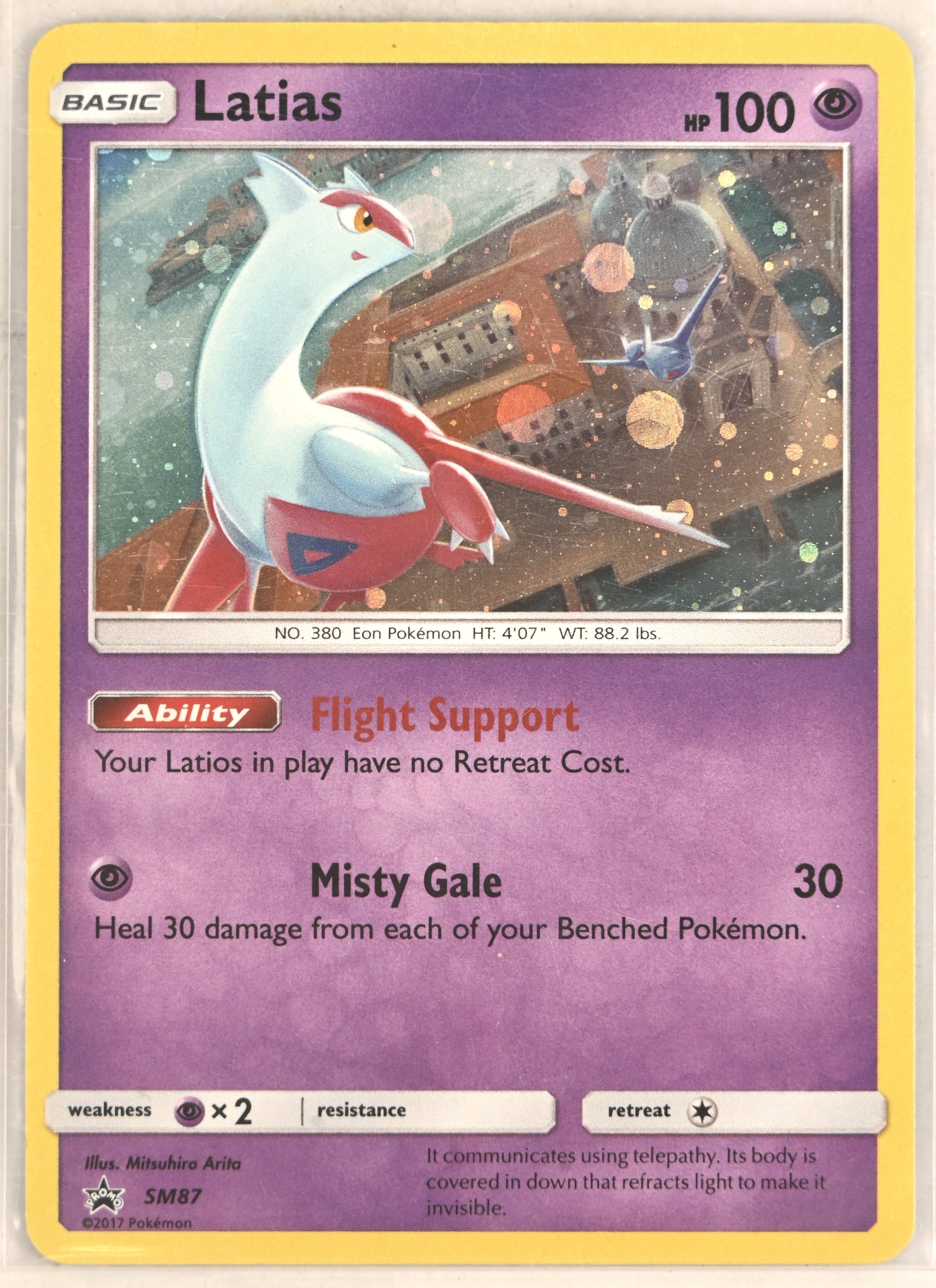 Latias - SM87 - SM Promos (SMP) Holofoil played. SM87 Latias - SM87 - SM Promos (SMP) Holofoil played. SM87.
