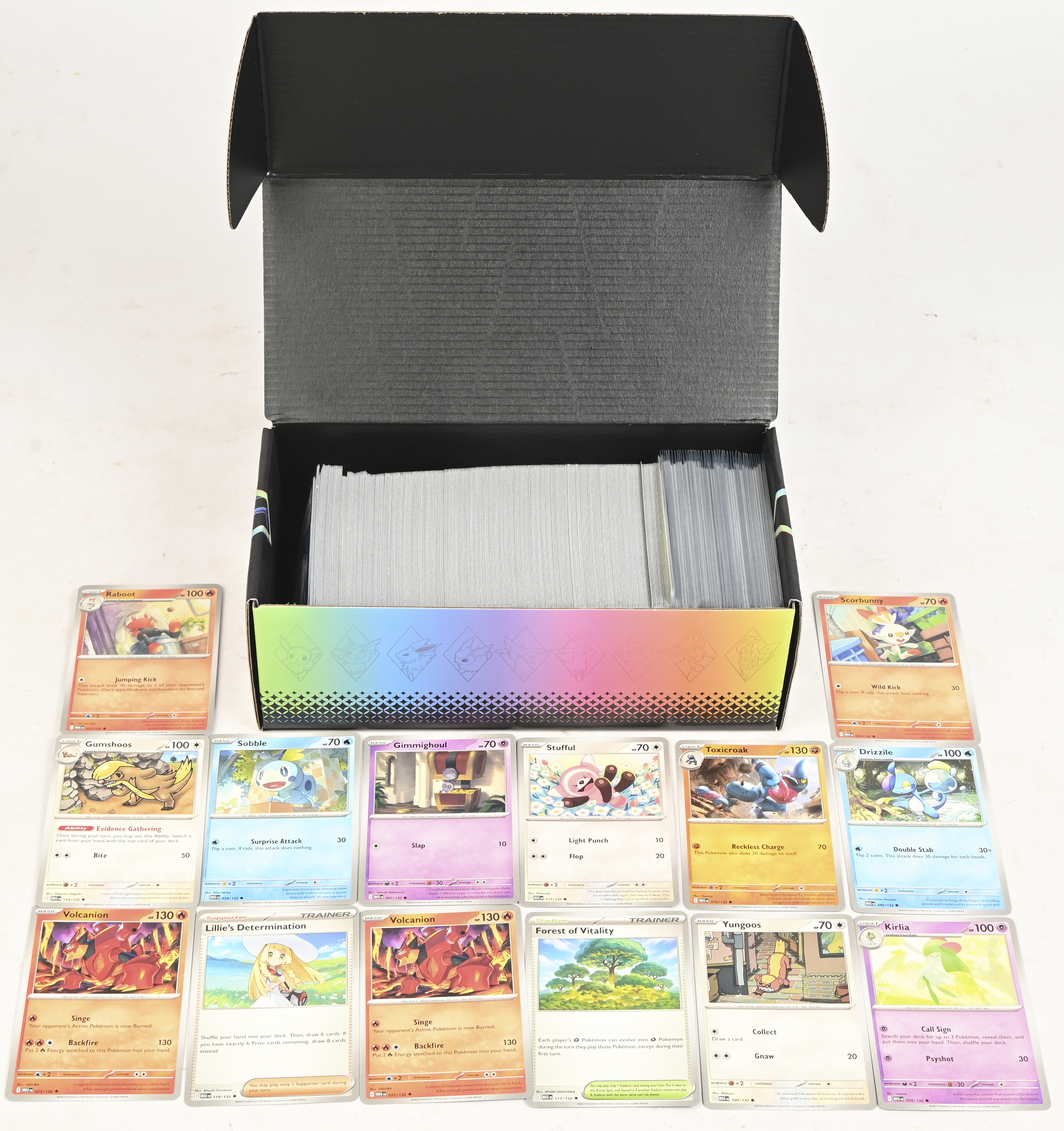 Een lot van +- 600 kaarten: ME01: Mega Evolution (MEG) EN. Commons & Uncommons Een lot van +- 600 kaarten: ME01: Mega Evolution (MEG) EN. Commons & Uncommons.