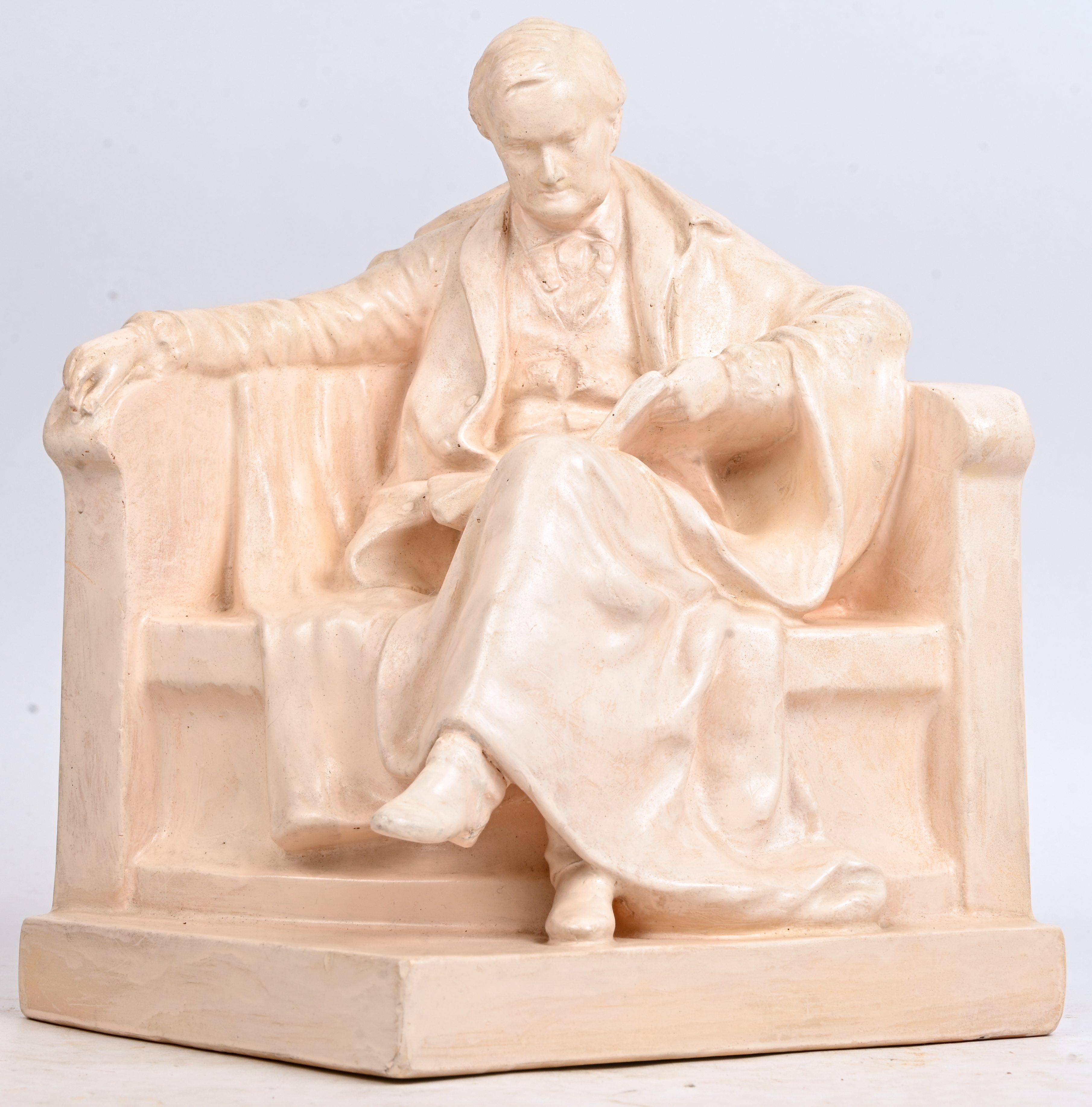 Een plaasteren beeld van de componist Richard Wagner Een plaasteren beeld van de componist Richard Wagner.