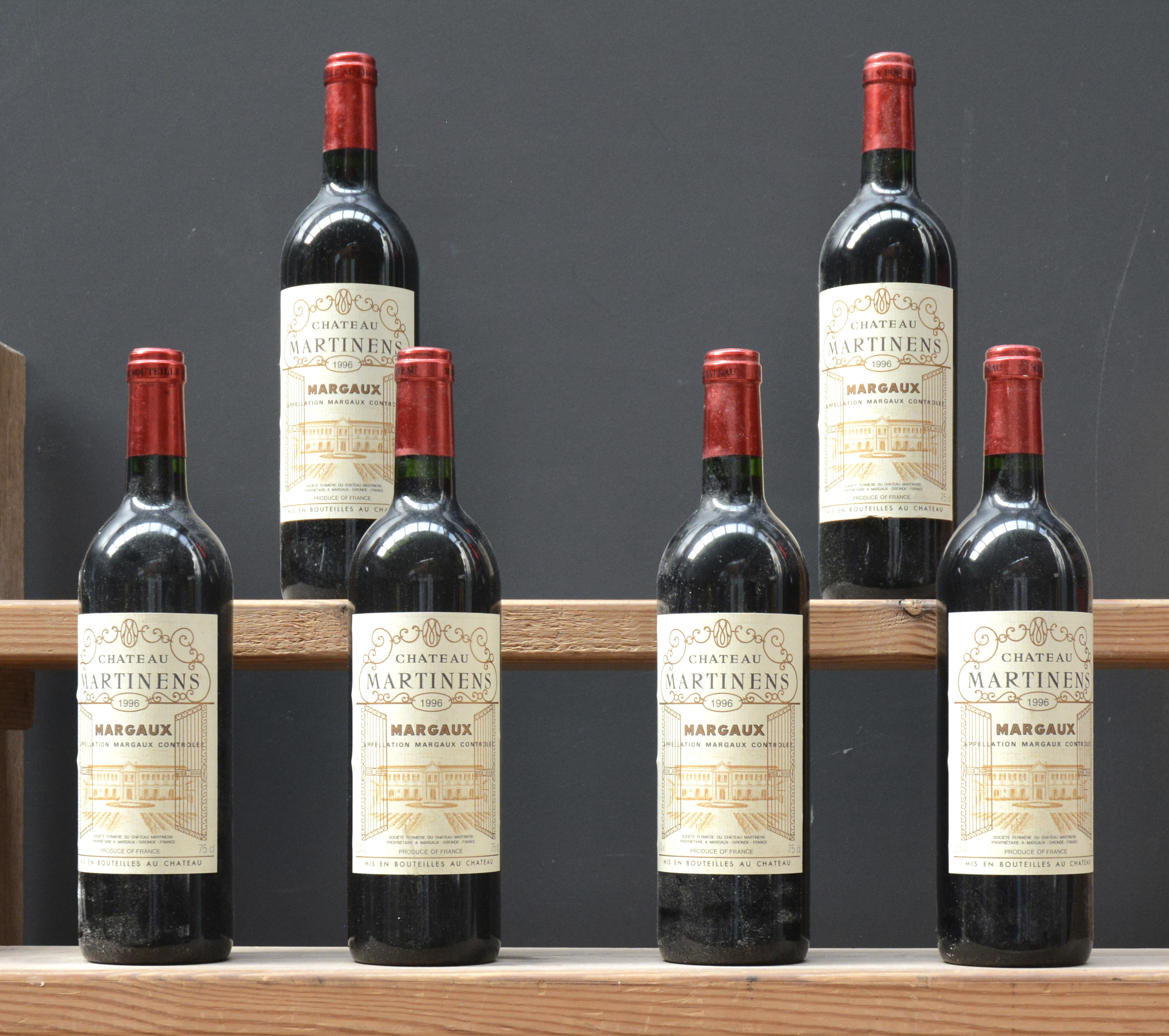 Ch. Martinens A.C. Margaux Cru grand bourgeois M.C Ch. Martinens A.C. Margaux Cru grand bourgeois M.C. 1996 aantal: 6 bt