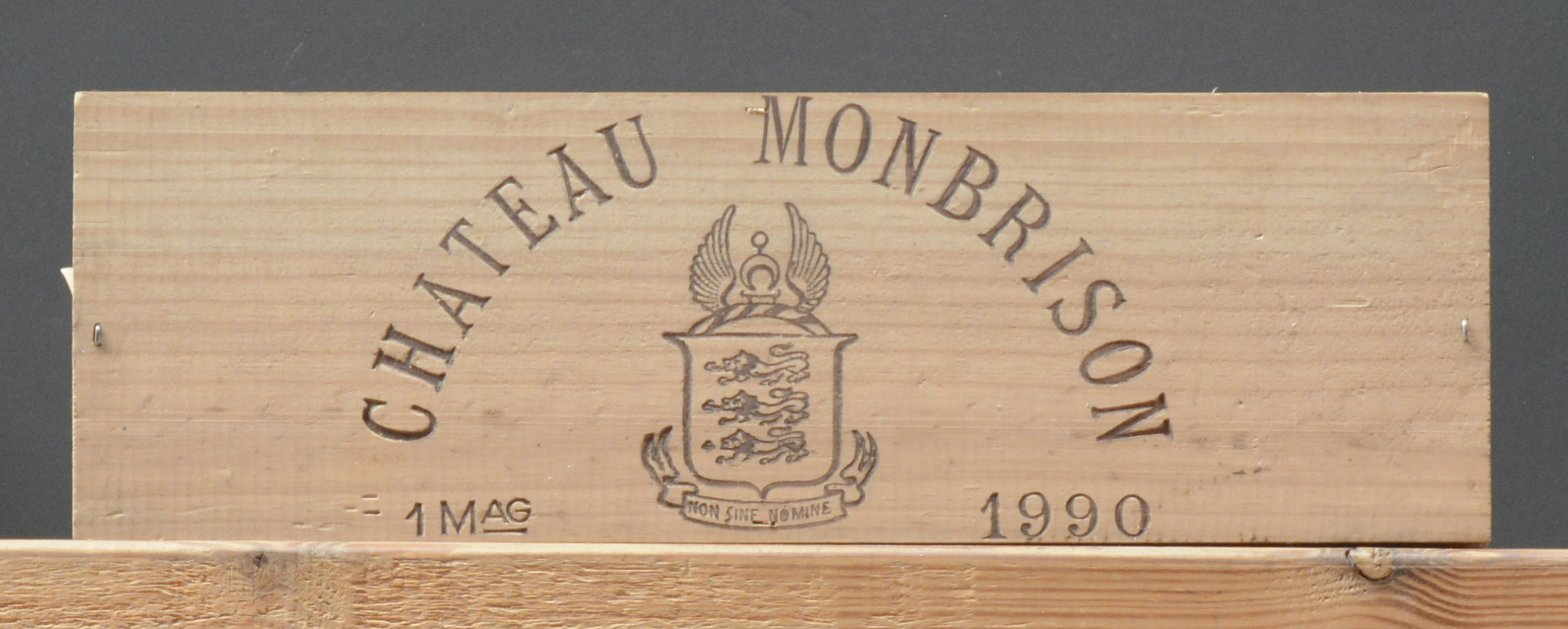 Ch. Monbrison A.C. Margaux Cru bourgeois M.C. O.K. 1990 aantal: 1 Mag Ch. Monbrison A.C. Margaux Cru bourgeois M.C. O.K. 1990 aantal: 1 Mag.