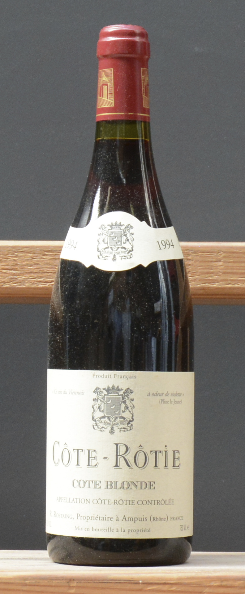 Côte Rôtie Côte Blonde A.C. R. Rostaing, Ampuis M.P Côte Rôtie Côte Blonde A.C. R. Rostaing, Ampuis M.P. 1994 aantal: 1 bt