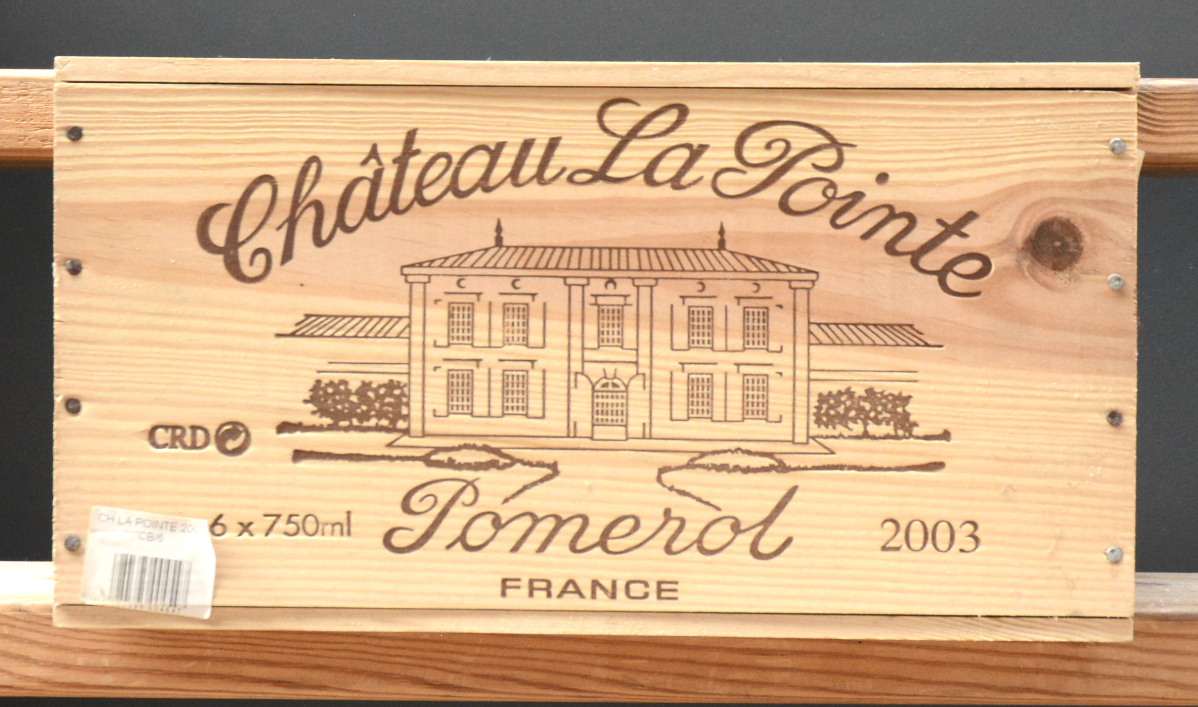 Ch. La Pointe A.C. Pomerol M.C. O.K Ch. La Pointe A.C. Pomerol M.C. O.K. 2003 aantal: 6 bt