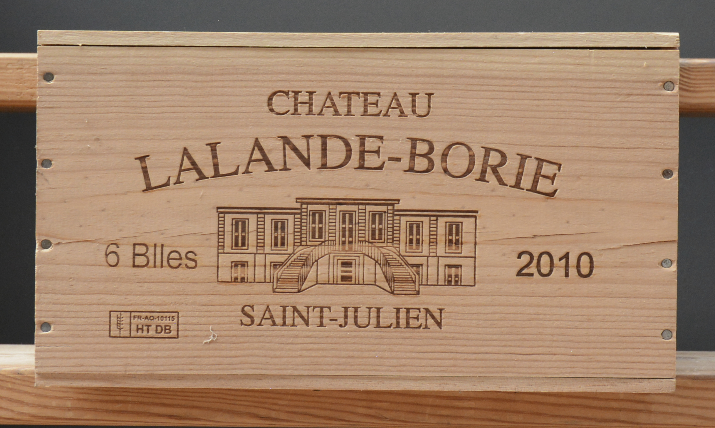 Ch. Lalande-Borie A.C. St-Julien M.C. O.K Ch. Lalande-Borie A.C. St-Julien M.C. O.K. 2010 aantal: 6 bt