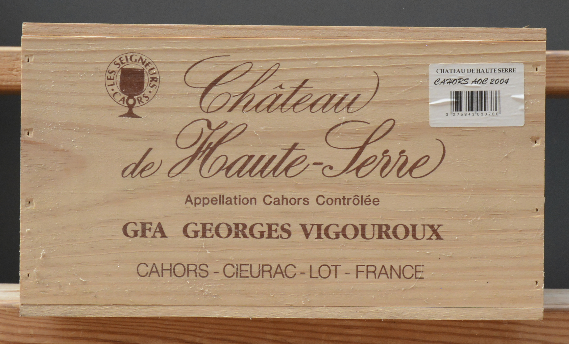 Ch. de Haute-Serre A.C. Cahors Georges Vigouroux, Cieurac M.C. O.K Ch. de Haute-Serre A.C. Cahors Georges Vigouroux, Cieurac M.C. O.K. 2004 aantal: 6 bt