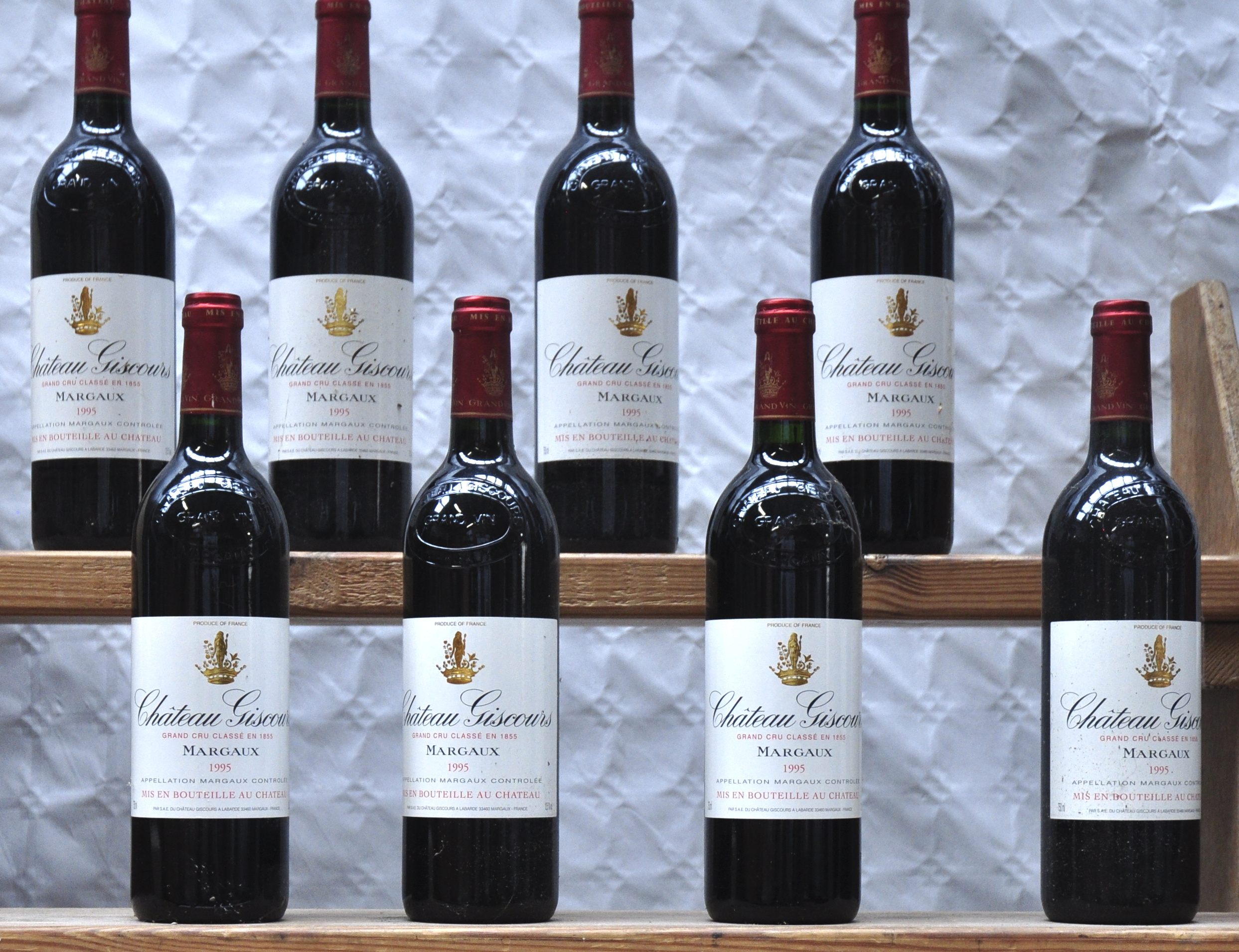 Ch. Giscours A.C. Margaux 3e grand cru classé M.C. K Ch. Giscours A.C. Margaux 3e grand cru classé M.C. K. 1995 aantal: 8 bt