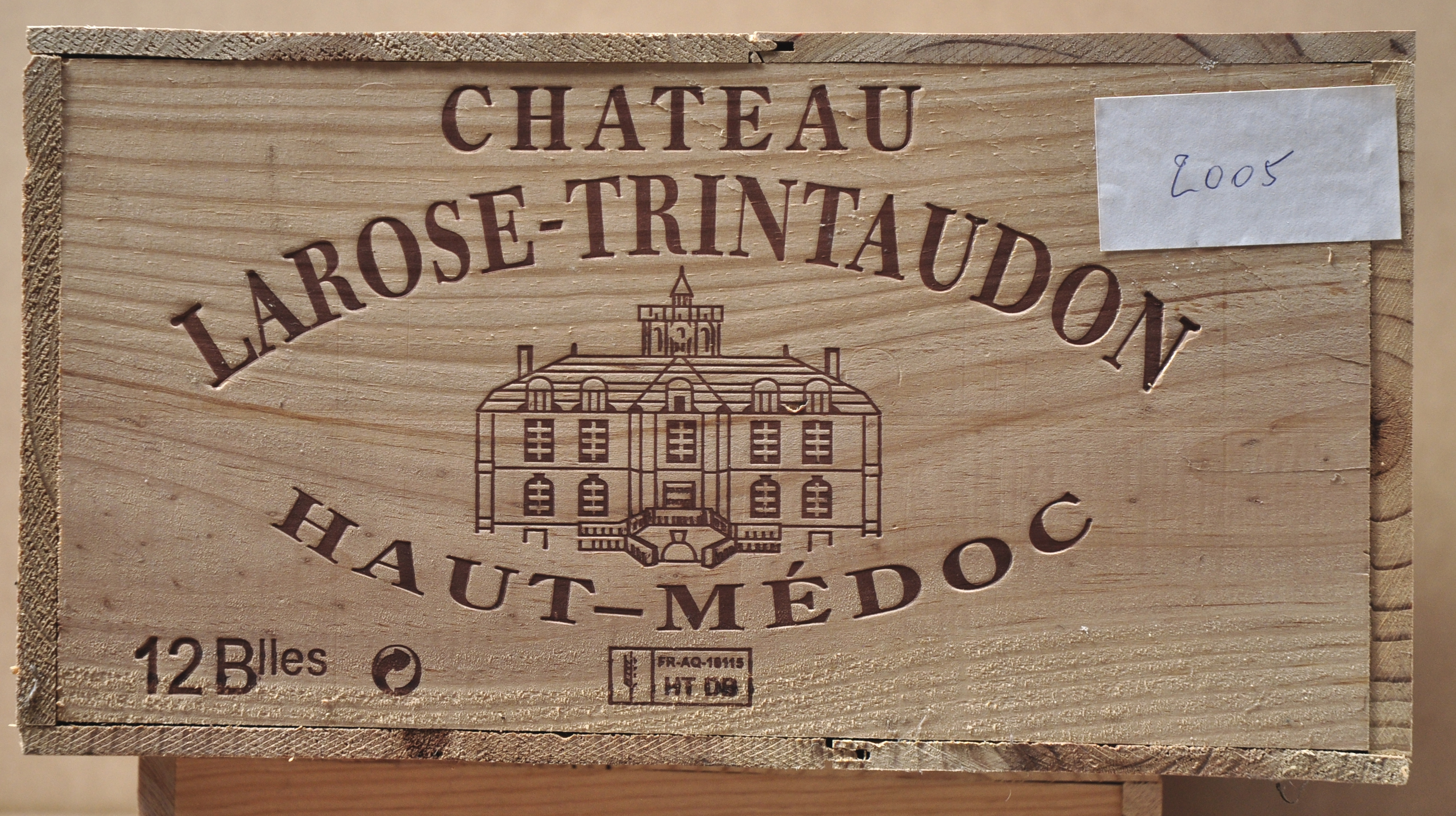 Ch. Larose-Trintaudon A.C. Haut-Médoc Cru bourgeois M.C. O.K Ch. Larose-Trintaudon A.C. Haut-Médoc Cru bourgeois M.C. O.K. 2005 aantal: 12 bt