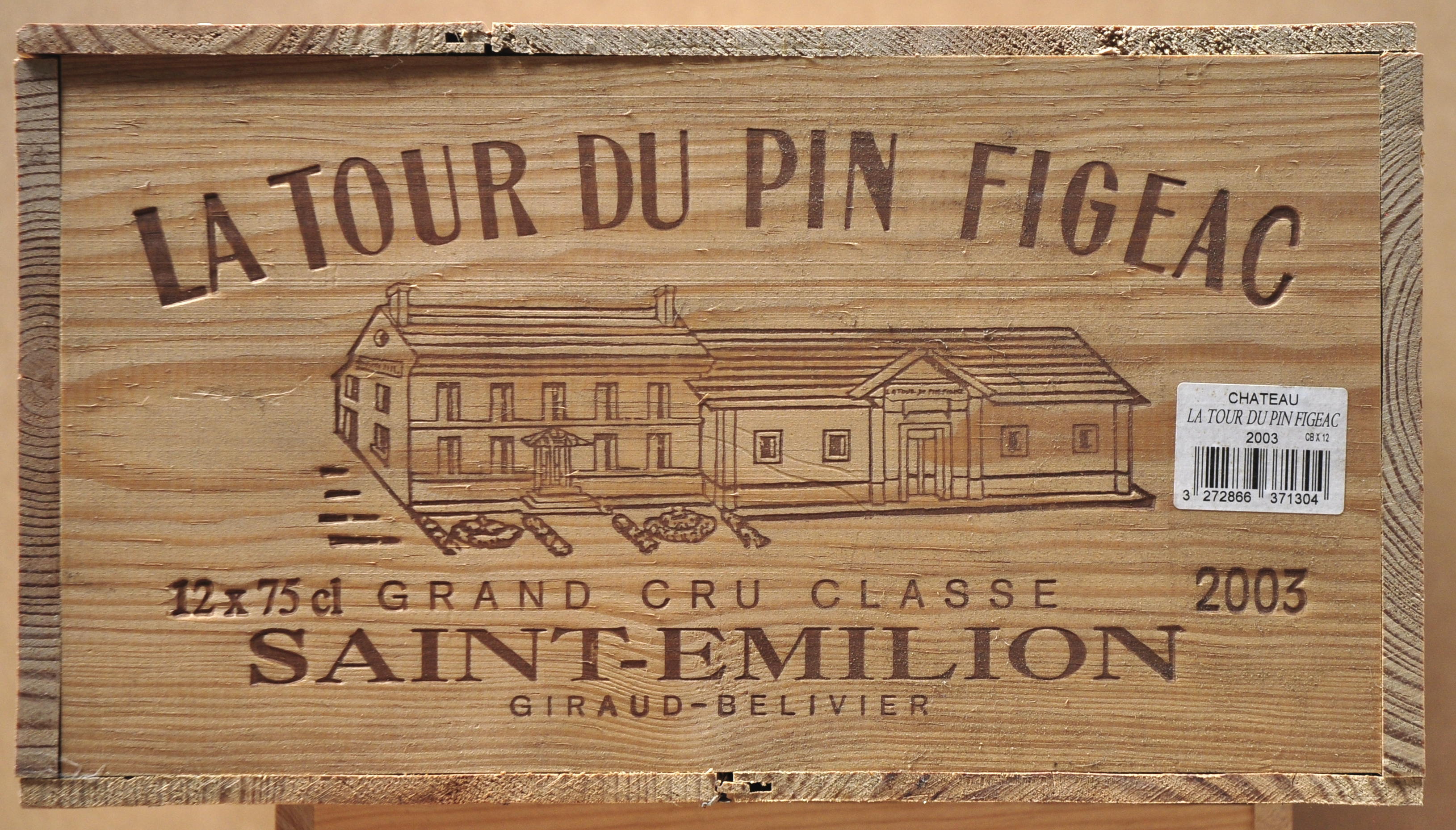 Ch. La Tour du Pin Figeac A.C. St-Emilion grand cru classé M.C. O.K Ch. La Tour du Pin Figeac A.C. St-Emilion grand cru classé M.C. O.K. 2003 aantal: 12 bt