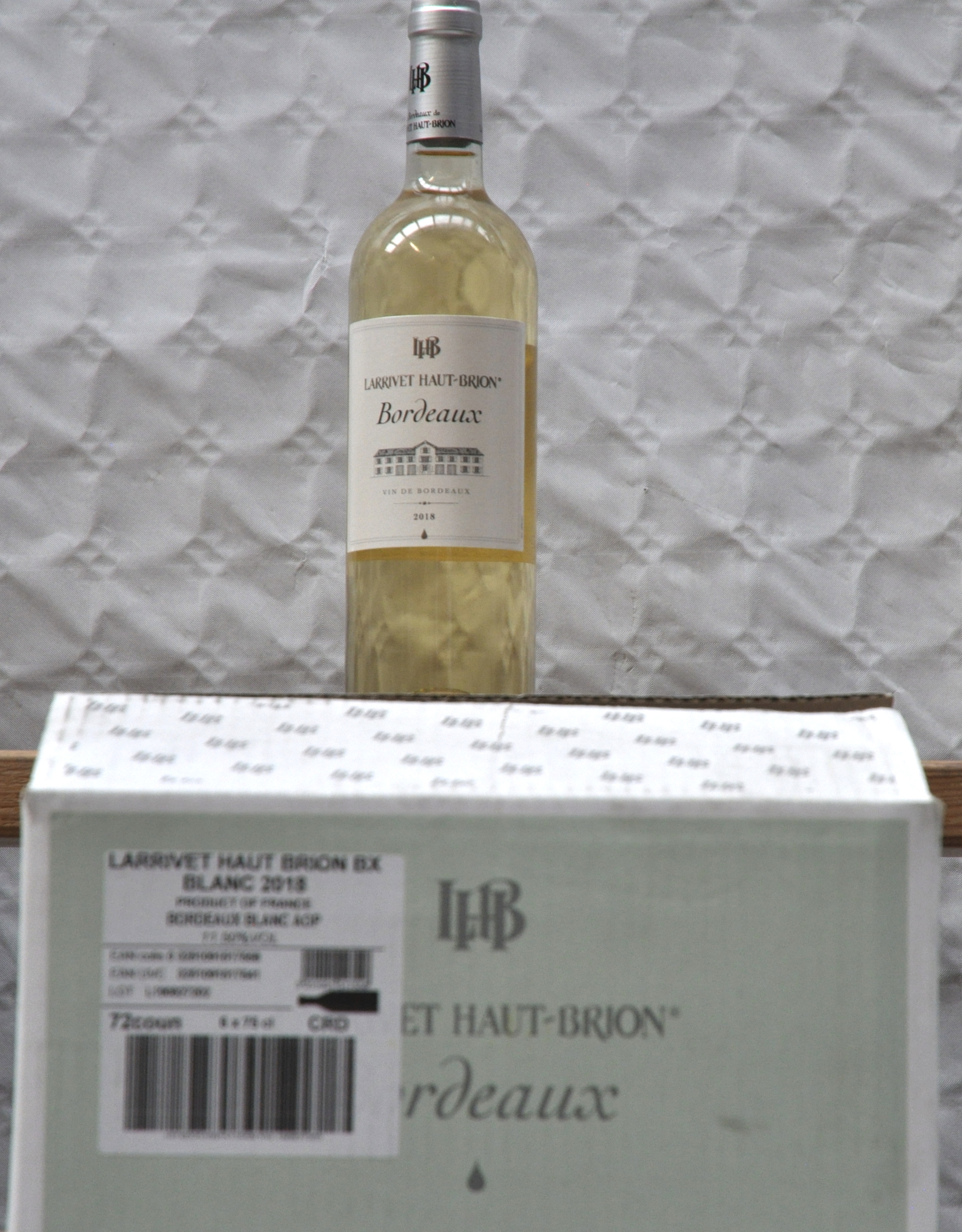 Larrivet Haut-Brion A.O.P. Bordeaux Blanc Ginestet & Larrivet Haut-Brion M.O. O.D Larrivet Haut-Brion A.O.P. Bordeaux Blanc Ginestet & Larrivet Haut-Brion M.O. O.D. 2018 aantal: 6 bt