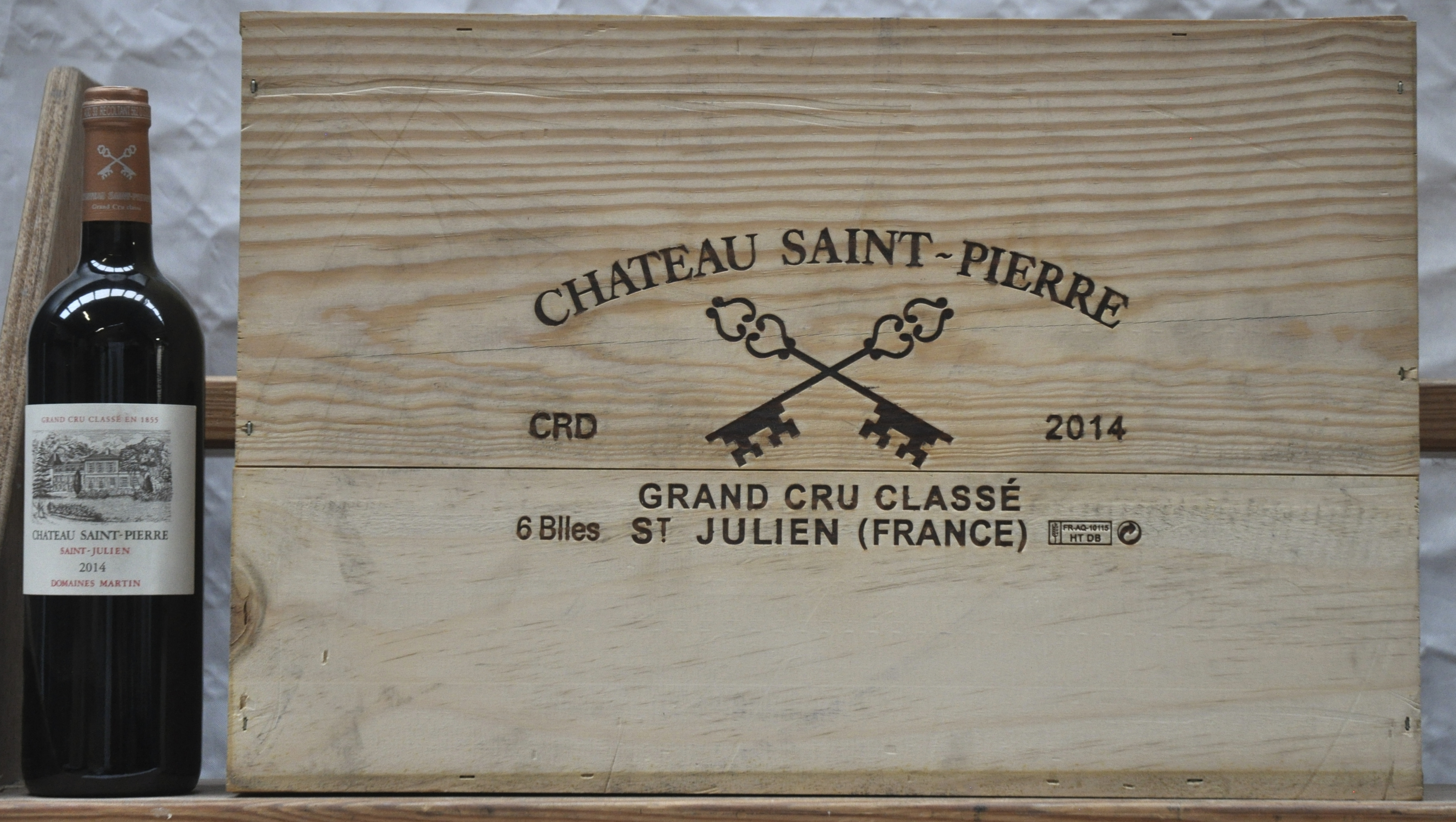 Ch. Saint-Pierre A.C. St-Julien 4e grand cru classé M.C. O.K Ch. Saint-Pierre A.C. St-Julien 4e grand cru classé M.C. O.K. 2014 aantal: 7 bt