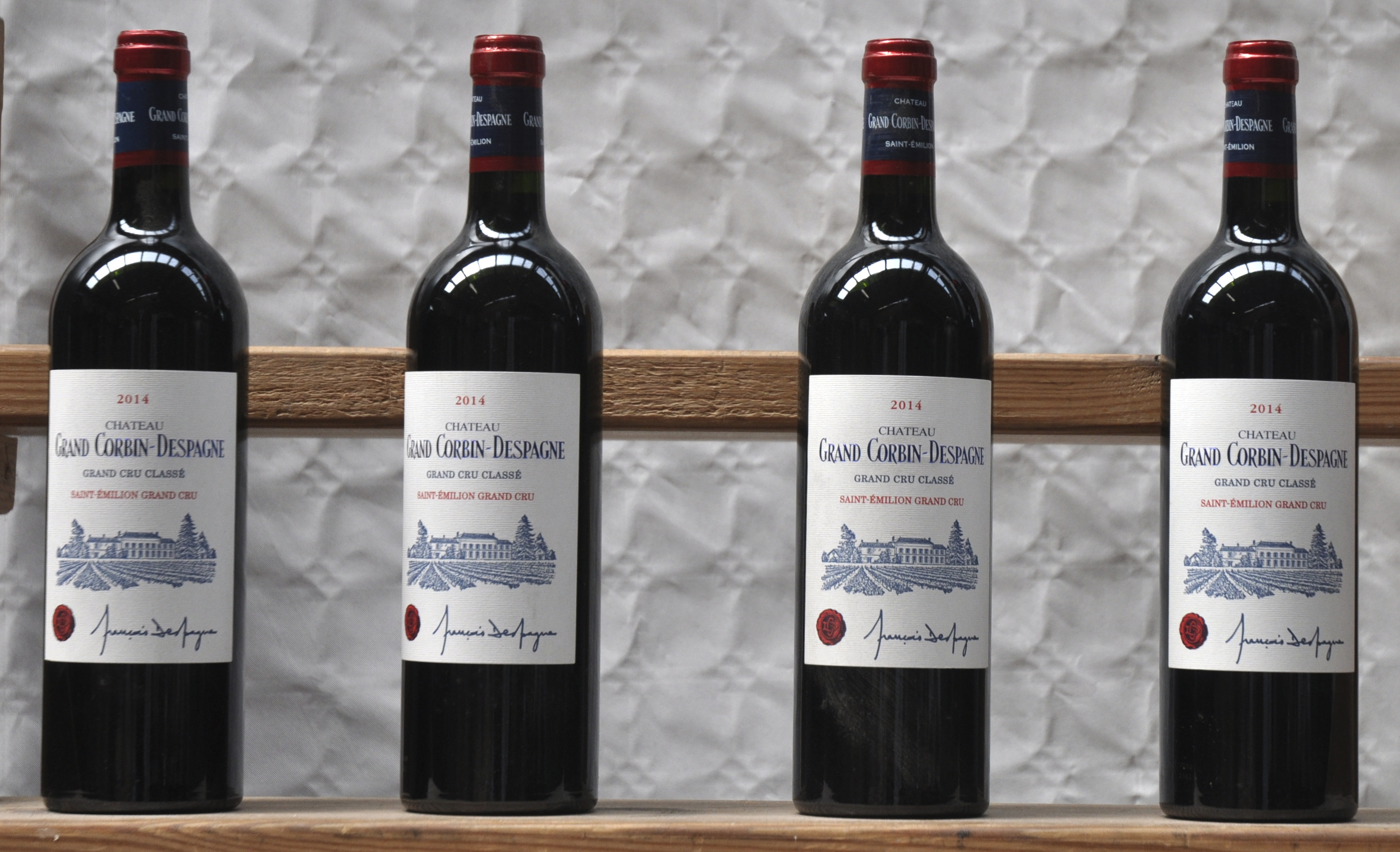Ch. Grand Corbin Despagne A.C. St-Emilion grand cru classé M.C Ch. Grand Corbin Despagne A.C. St-Emilion grand cru classé M.C. 2014 aantal: 4 bt