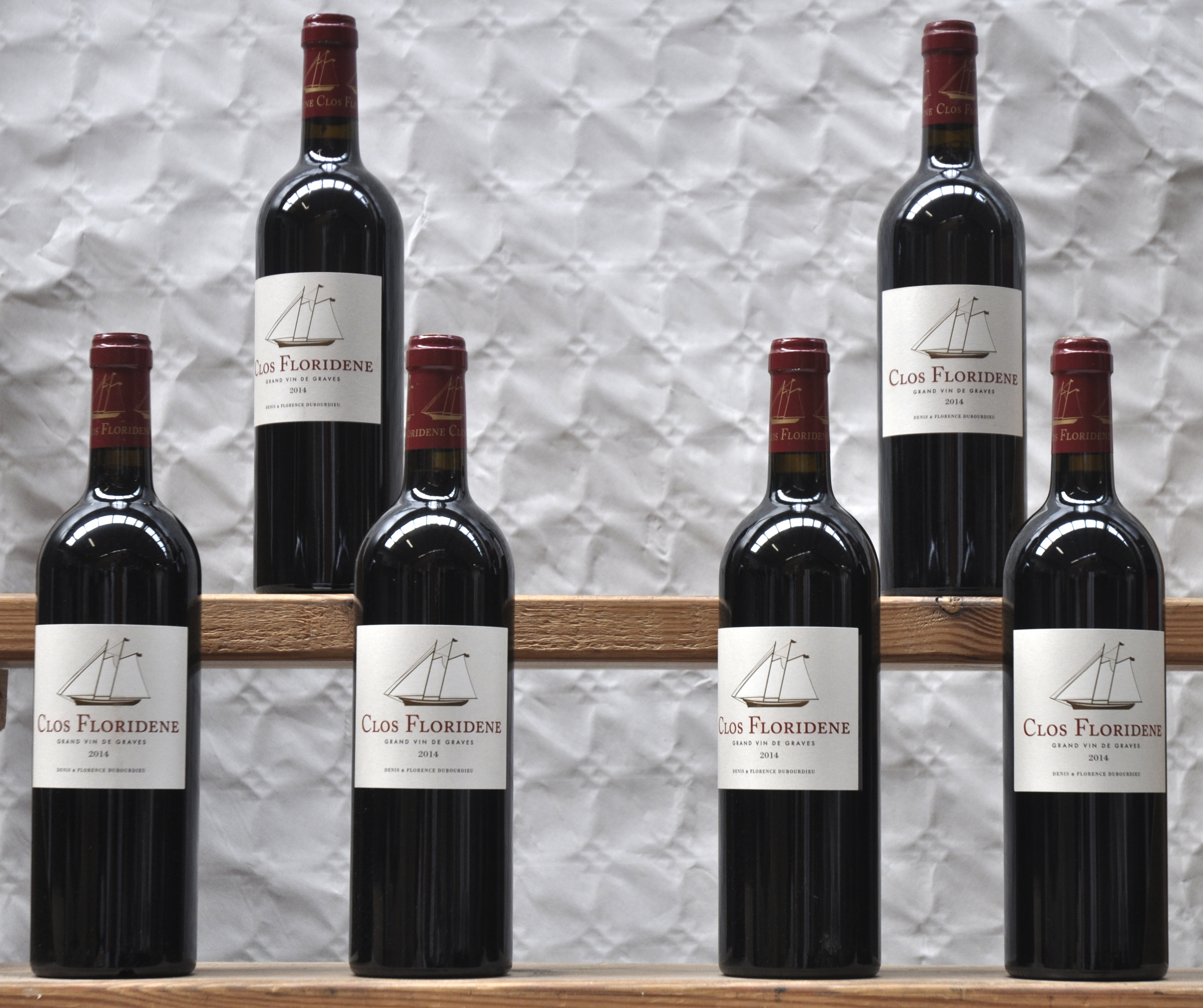 Clos Floridene A.C. Graves Denis & Florence Dubourdieu M.C. K Clos Floridene A.C. Graves Denis & Florence Dubourdieu M.C. K. 2014 aantal: 6 bt