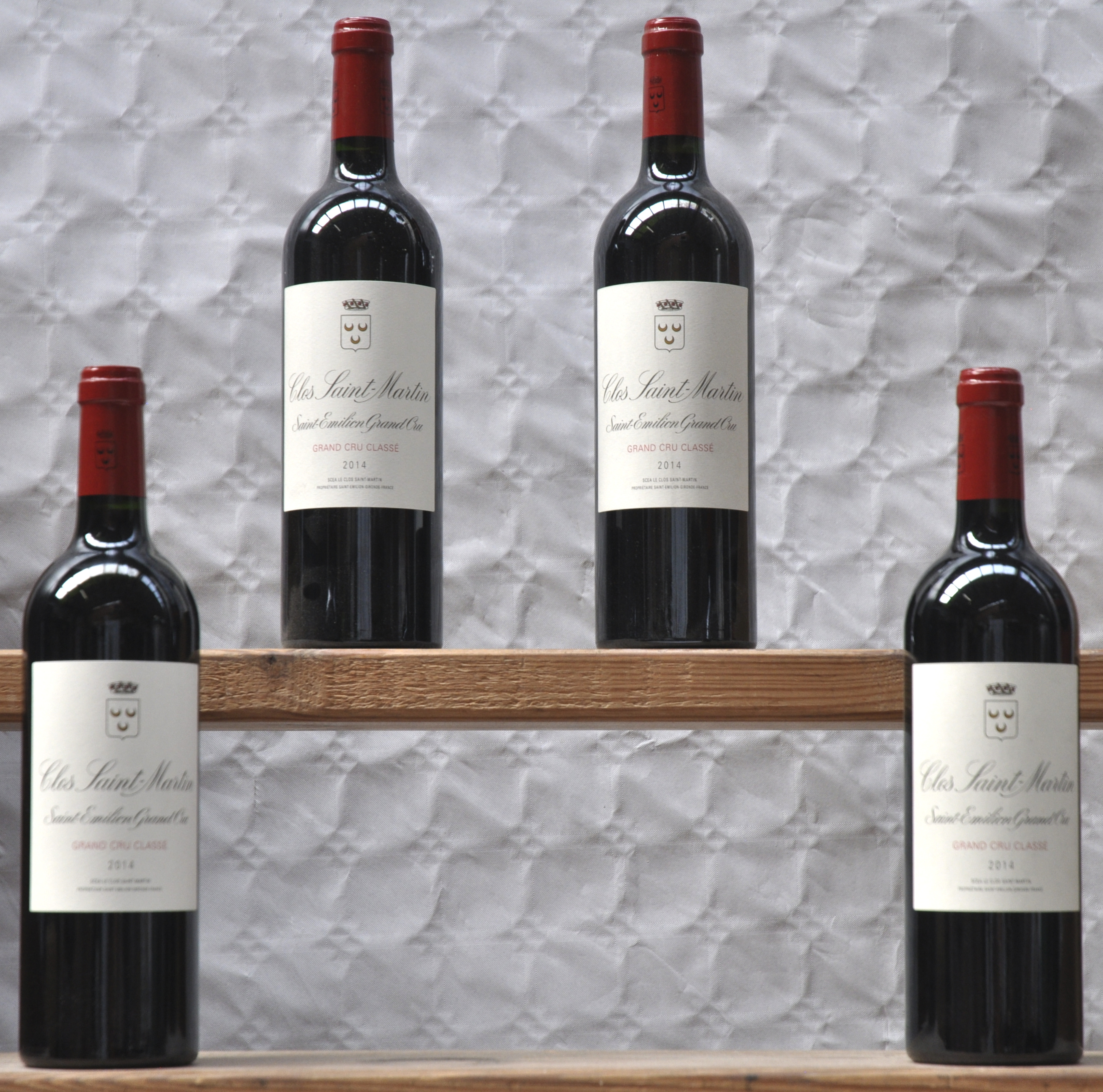 Clos Saint Martin A.C. St-Emilion grand cru classé M.C. K Clos Saint Martin A.C. St-Emilion grand cru classé M.C. K. 2014 aantal: 4 bt