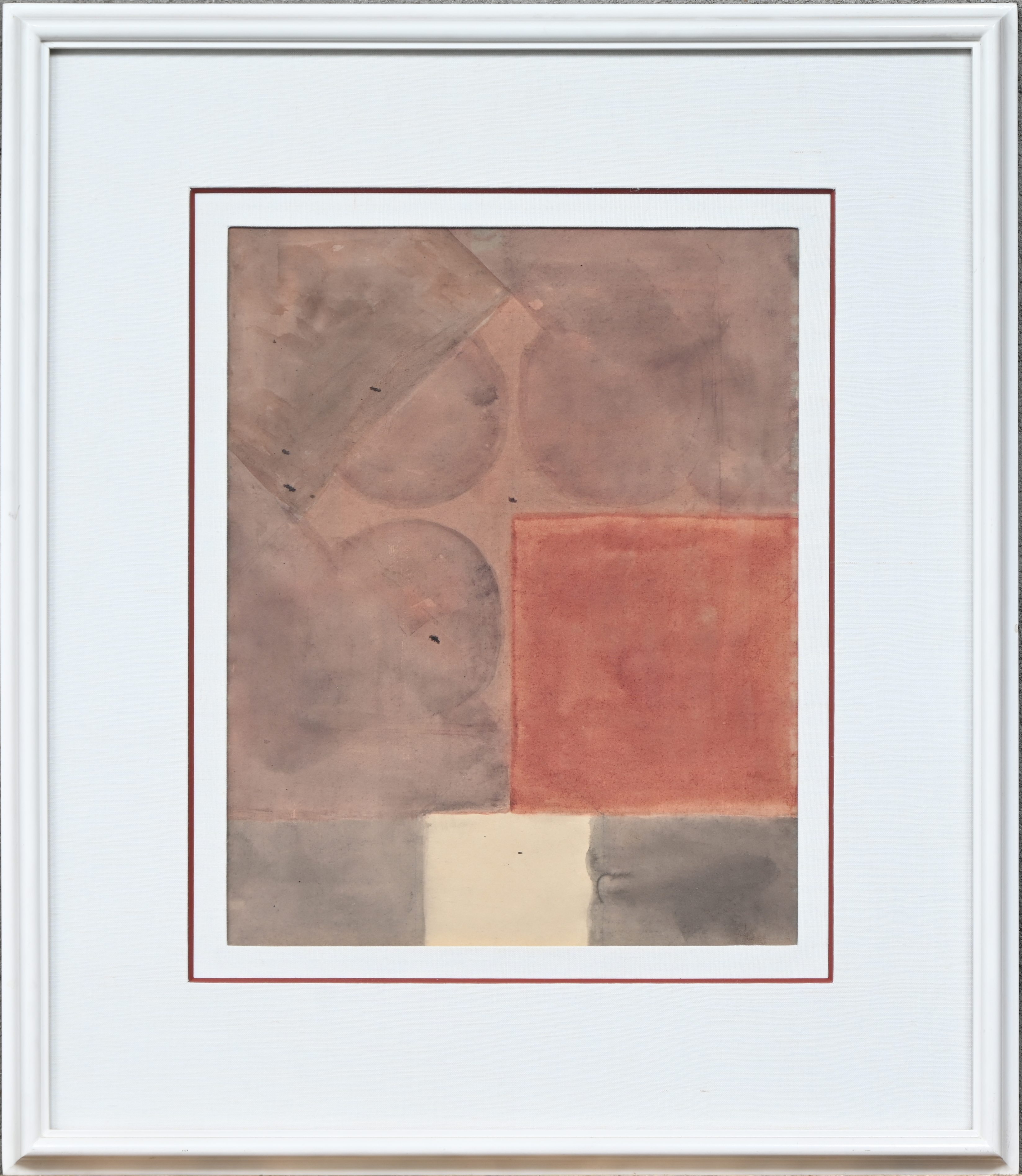 Een abstracte compositie, waterverf op papier, niet gesigneerd Een abstracte compositie, waterverf op papier, niet gesigneerd.