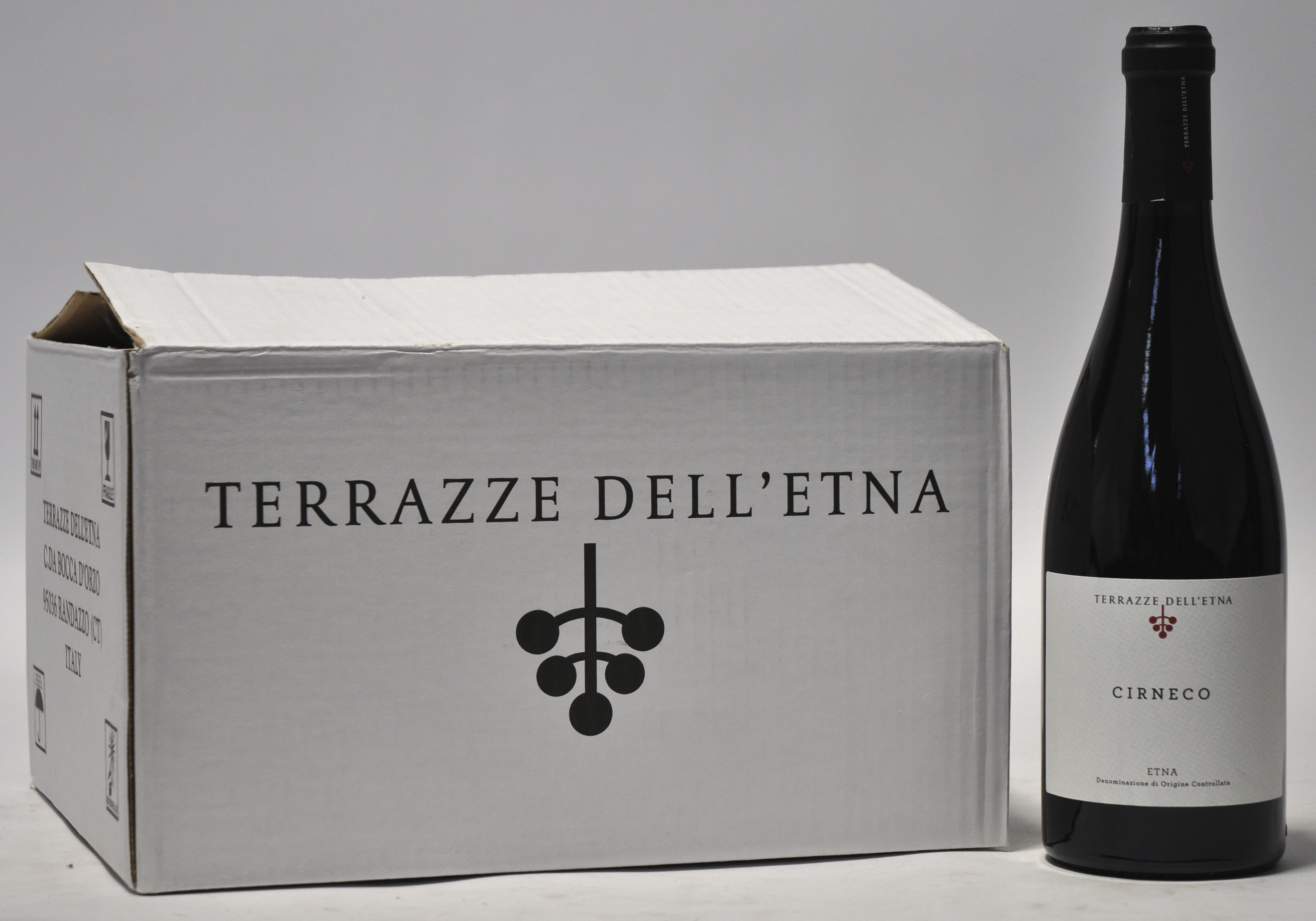 Cirneco Nerello Mascalese D.O.C. Etna Terrazze dell’Etna, Randazzo M.O. O.D Cirneco Nerello Mascalese D.O.C. Etna Terrazze dell’Etna, Randazzo M.O. O.D. 2011 aantal: 6 bt