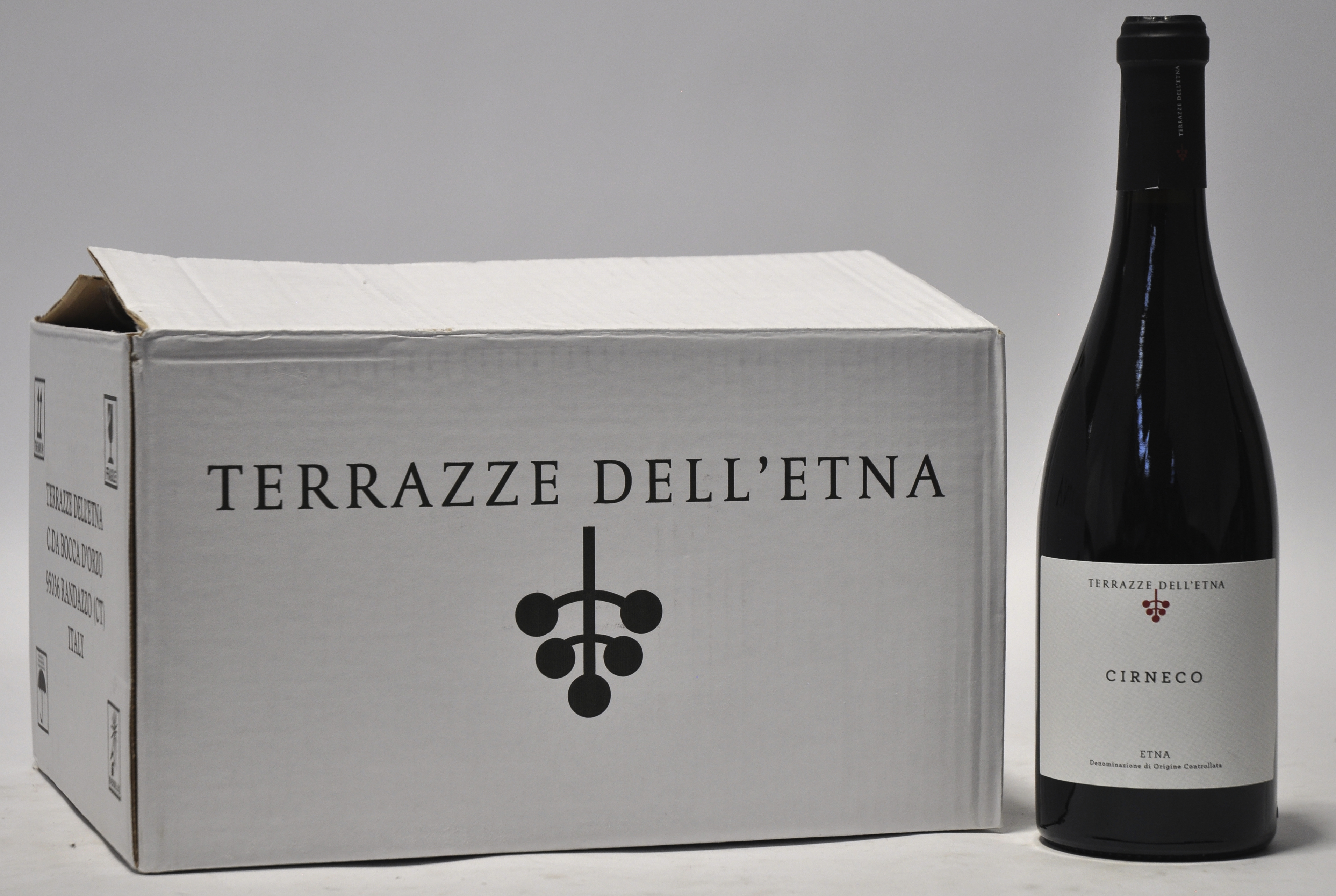 Cirneco Nerello Mascalese D.O.C. Etna Terrazze dell’Etna, Randazzo M.O. O.D Cirneco Nerello Mascalese D.O.C. Etna Terrazze dell’Etna, Randazzo M.O. O.D. 2011 aantal: 6 bt