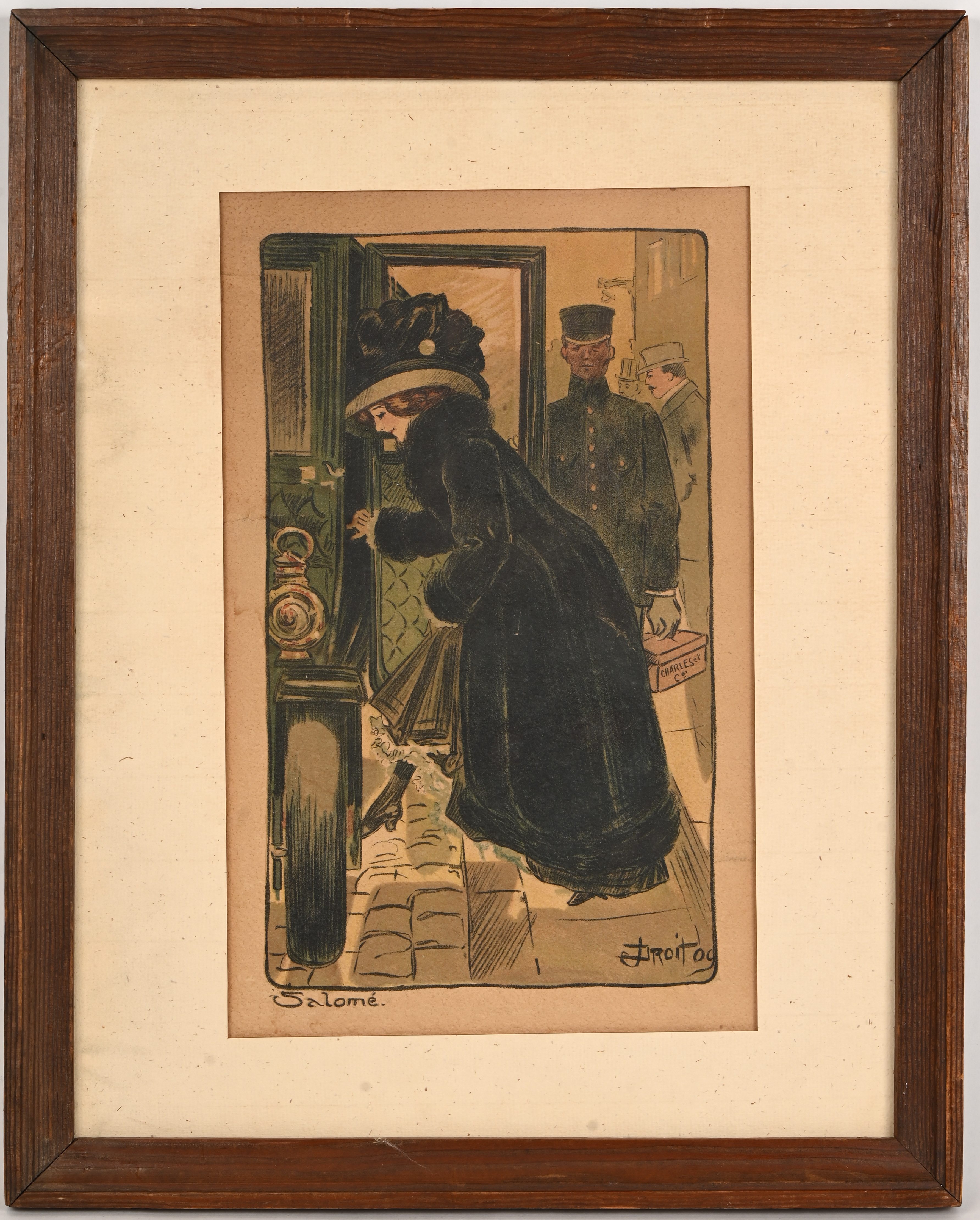 “Salomé”, een lithografie uit de reeks Charles et Cie “Salomé”, een lithografie uit de reeks Charles et Cie.