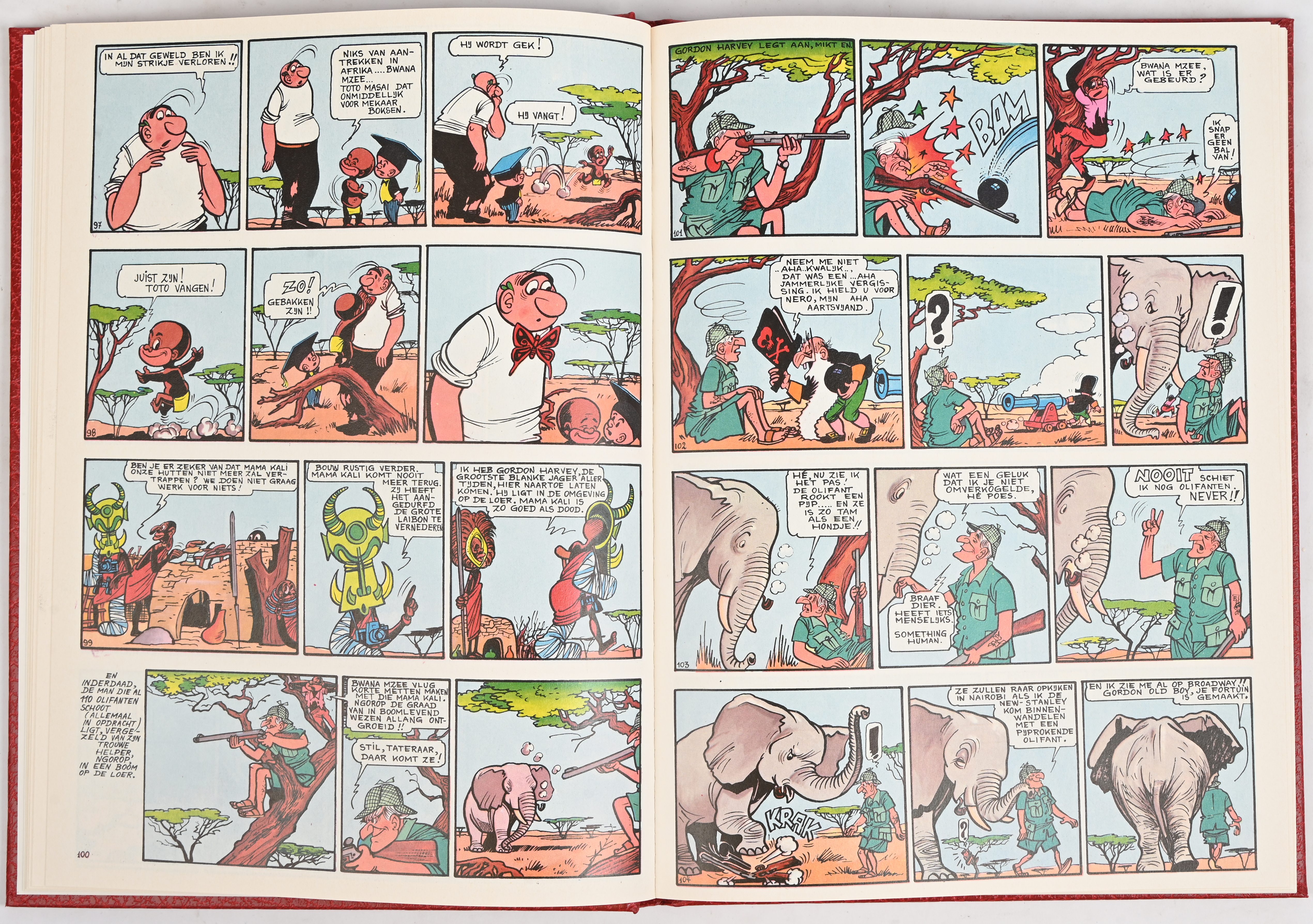 “Nero in Afrika”. Ed. Standaard. HC, rood imitatieleder. Genummerd 1/1500. Opdracht met handtekening d.d. 4/11/81 en tekening. Zeer goede staat “Nero in Afrika”. Ed. Standaard. HC, rood imitatieleder. Genummerd 1/1500. Opdracht met handtekening d.d. 4/11/81 en tekening. Zeer goede staat.