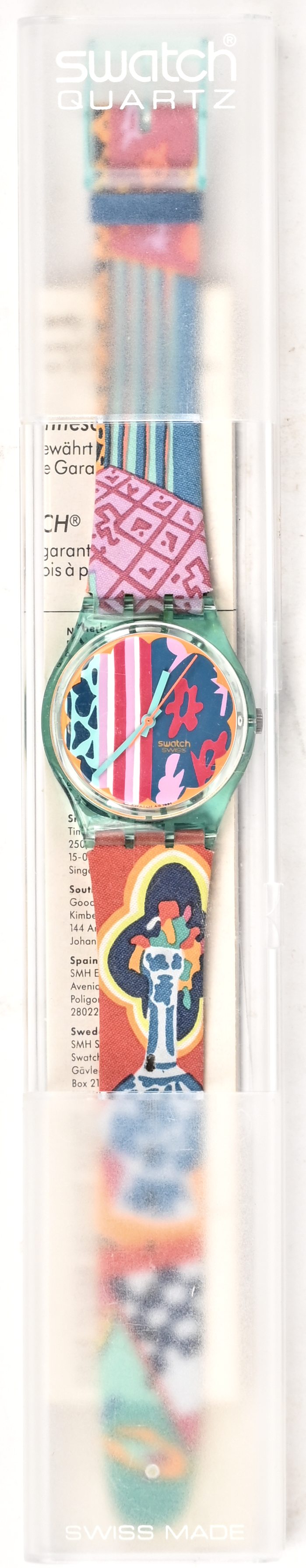 Een Swatch polshorloge, ‘MOGADOR GL103’. Nieuwstaat in OVP Een Swatch polshorloge, ‘MOGADOR GL103’. Nieuwstaat in OVP.