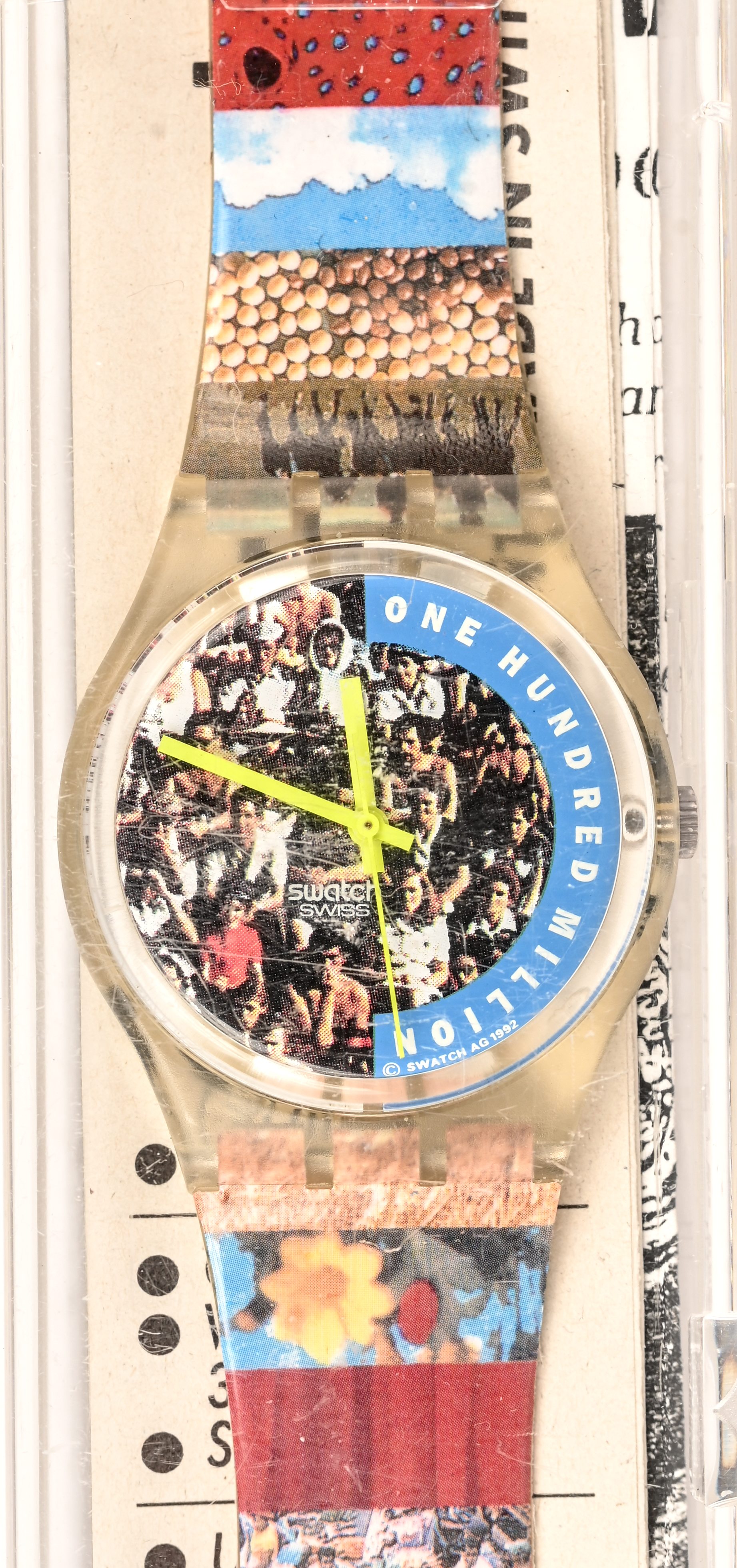 Een Swatch polshorloge, ‘THE PEOPLE GZ126’. Nieuwstaat in OVP Een Swatch polshorloge, ‘THE PEOPLE GZ126’. Nieuwstaat in OVP.