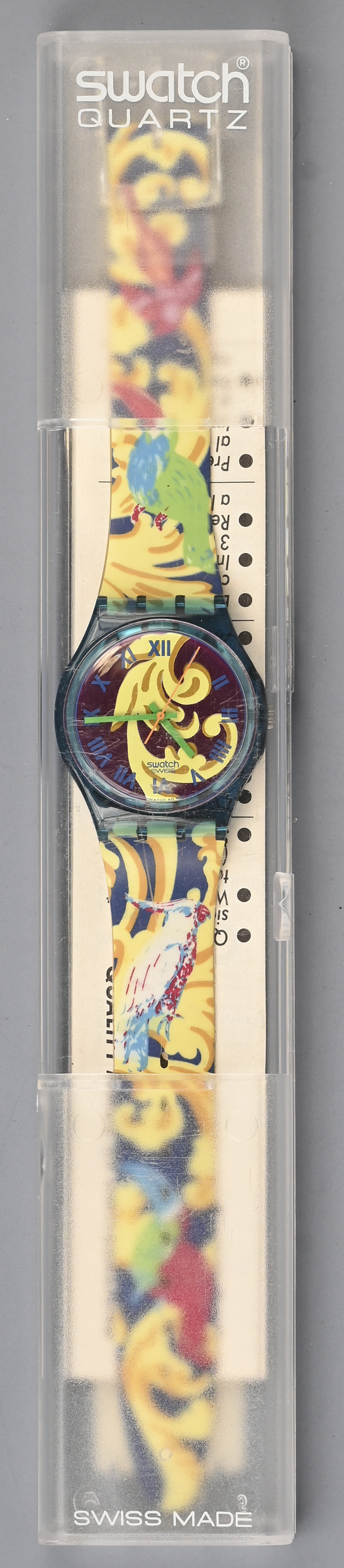 Een Swatch polshorloge, ‘PERROGUET GN119’. Nieuwstaat in OVP Een Swatch polshorloge, ‘PERROGUET GN119’. Nieuwstaat in OVP.