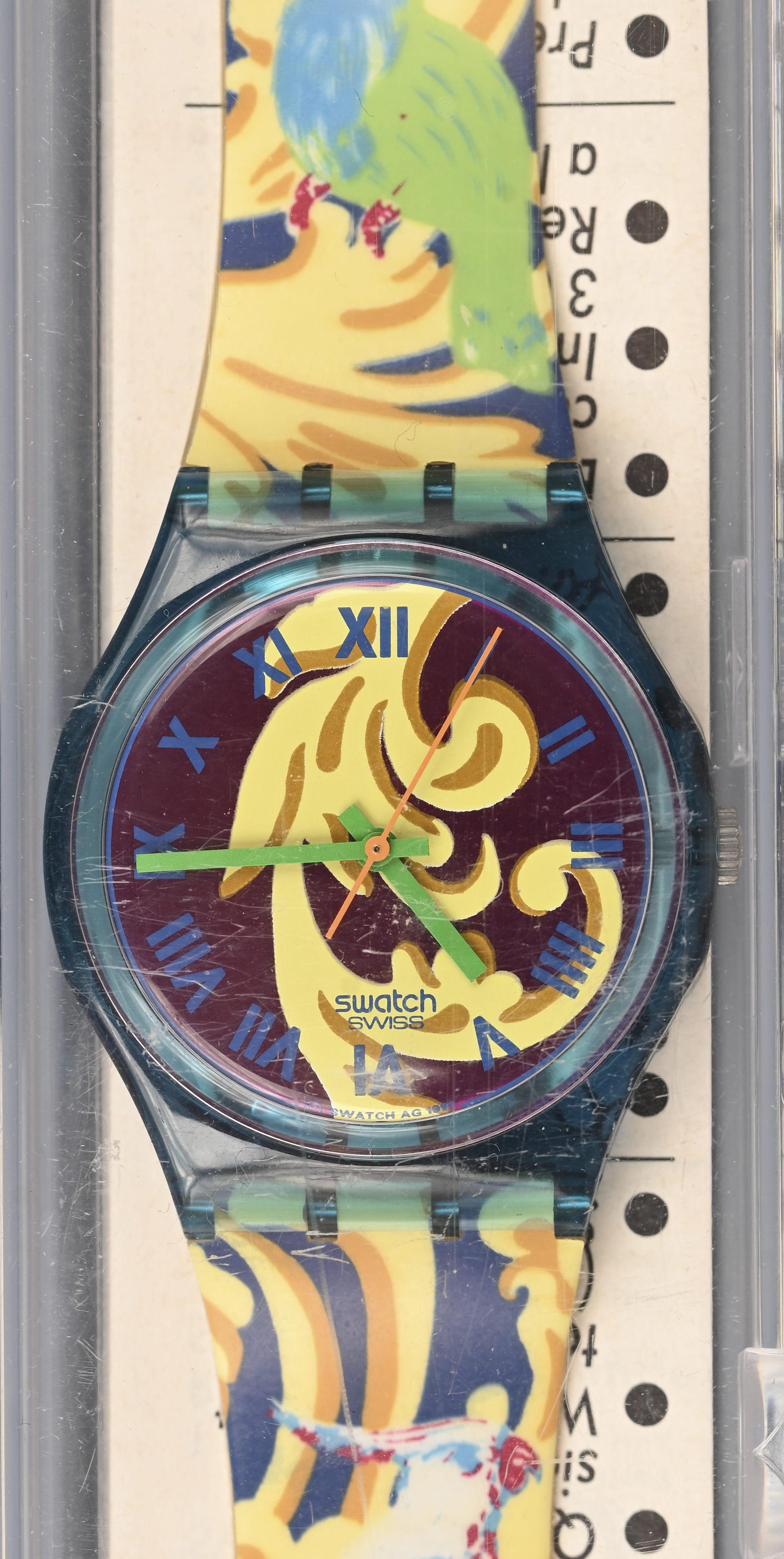 Een Swatch polshorloge, ‘PERROGUET GN119’. Nieuwstaat in OVP Een Swatch polshorloge, ‘PERROGUET GN119’. Nieuwstaat in OVP.