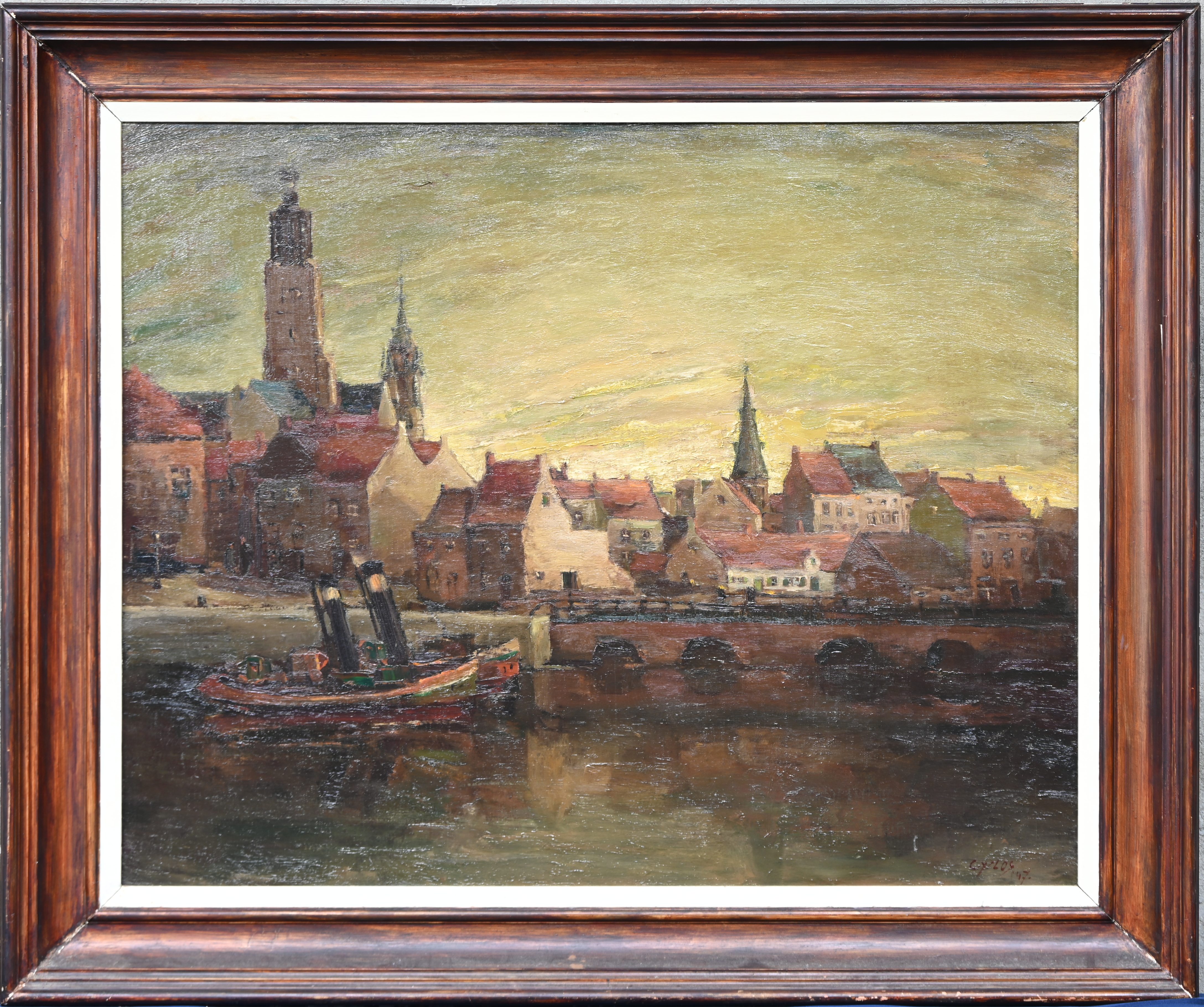 ‘Marine’ ,een olieverfschilderij op doek. Gesigneerd ‘Marine’ ,een olieverfschilderij op doek. Gesigneerd.