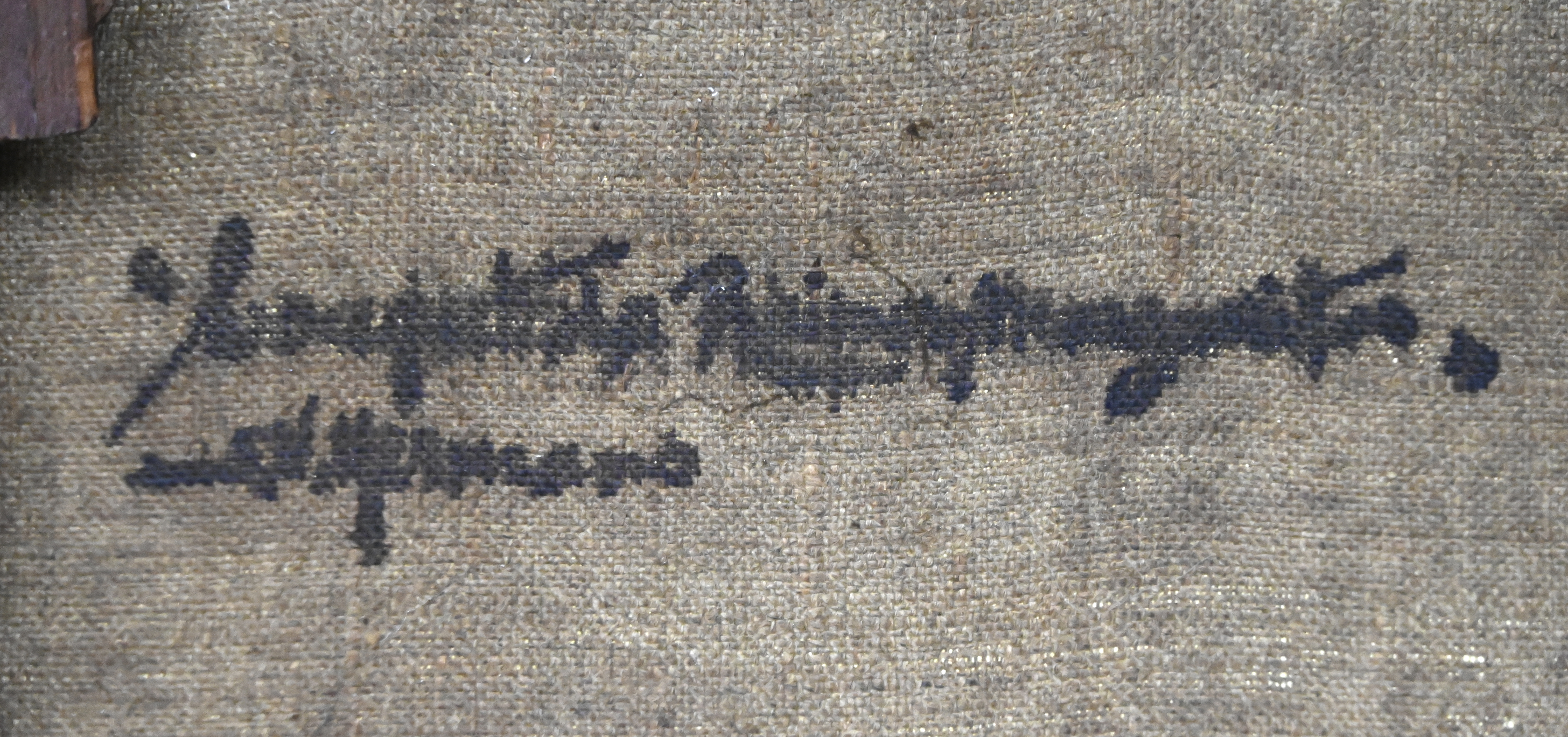 ‘Bloemenstilleven’, een olieverfschilderij op doek. Gesigneerd ‘Bloemenstilleven’, een olieverfschilderij op doek. Gesigneerd.